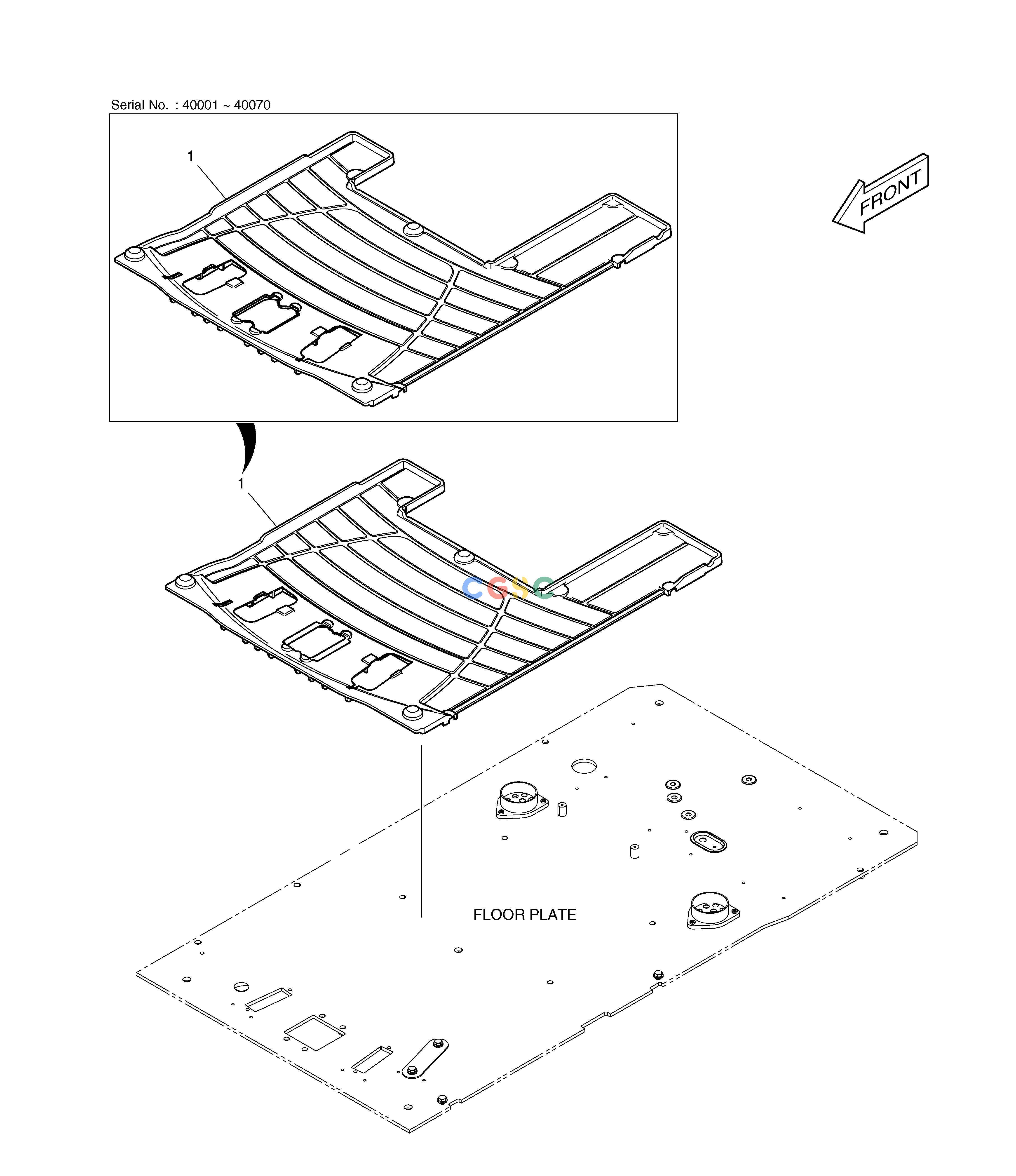 斗山零件查询FLOOR MAT - TWO WAY & ROTATING TXC225LC-2 Doosan parts catalog online