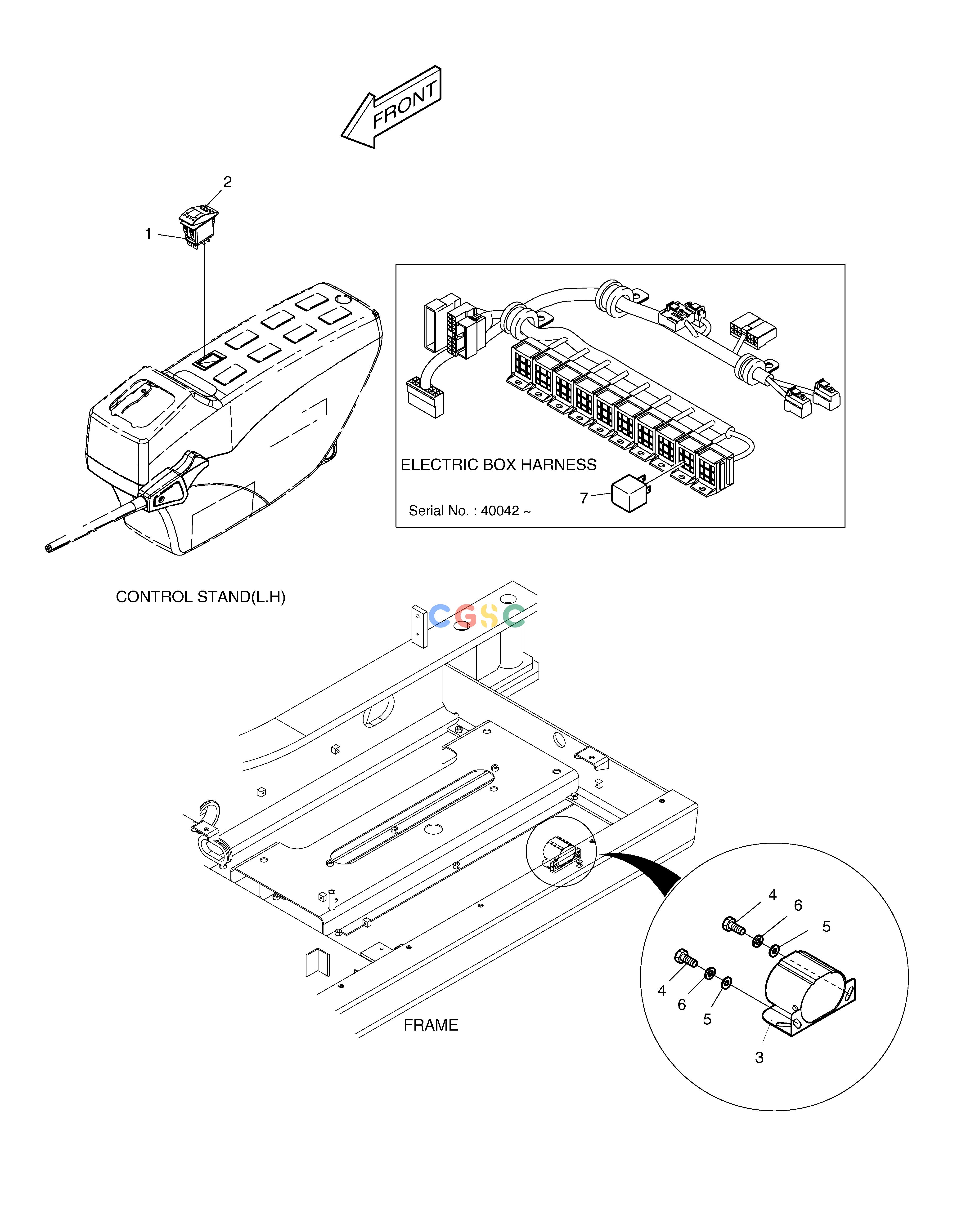 斗山零件查询TRAVEL ALARM TXC225LC-2 Doosan parts catalog online