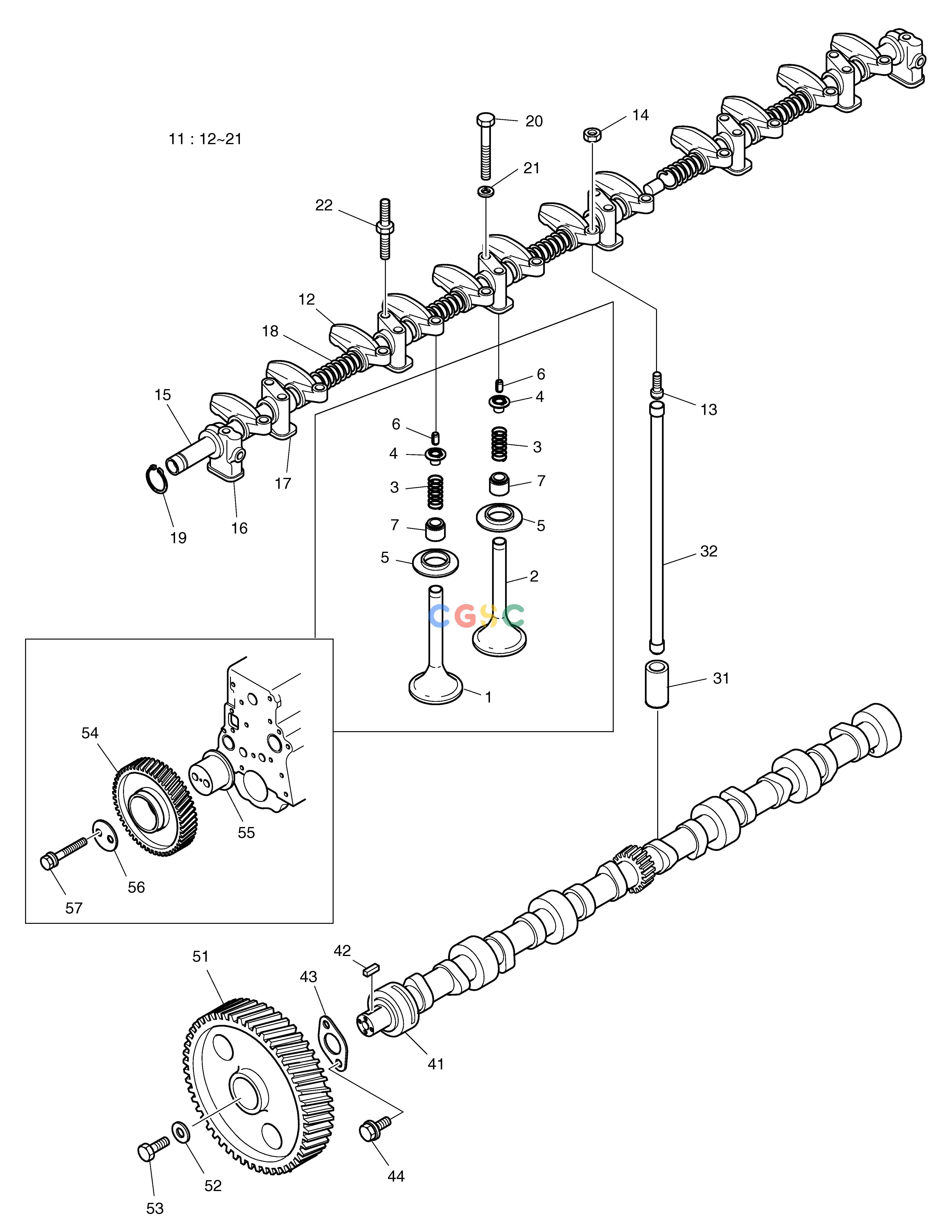 斗山零件查询VALVE MECHANISM SOLAR 220LC-6 Doosan parts catalog online