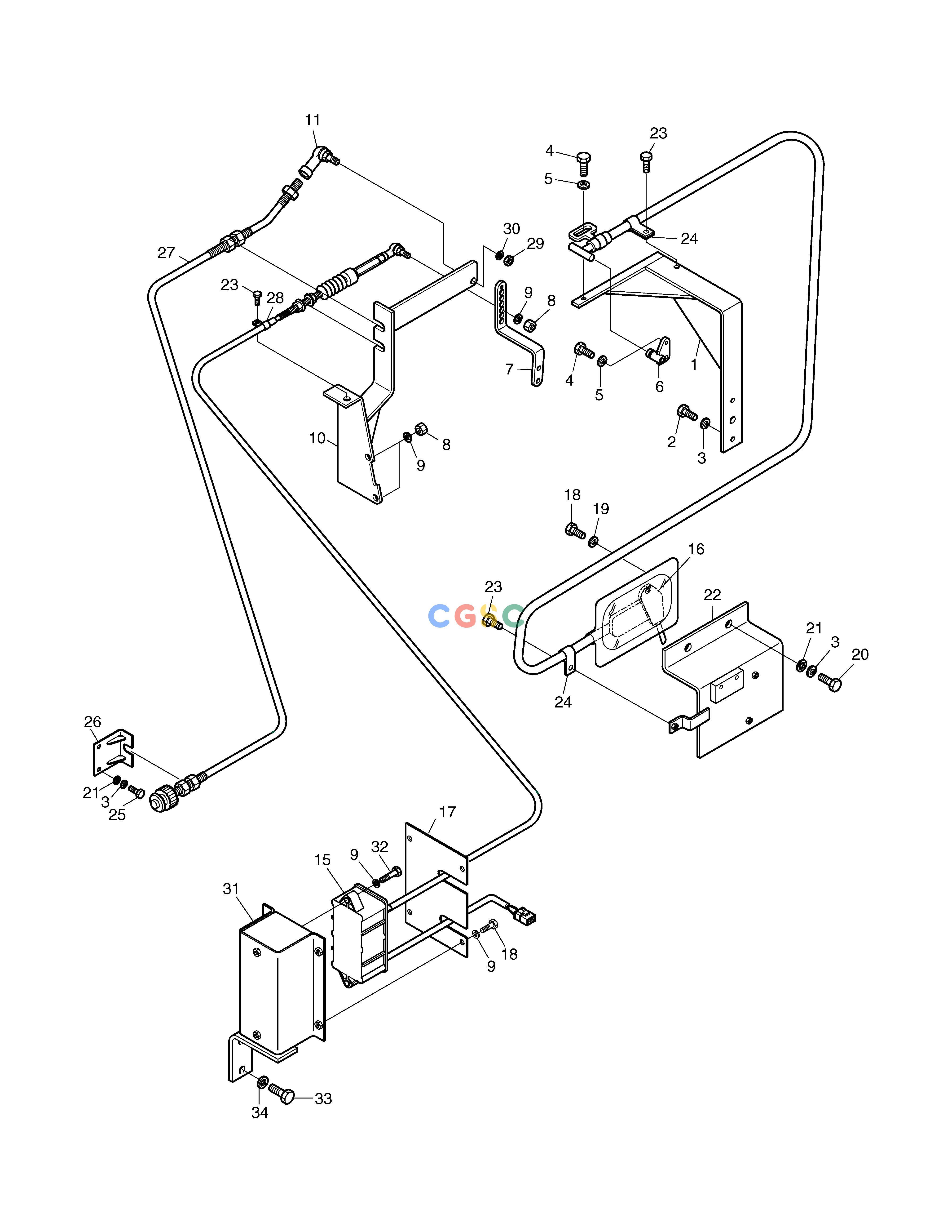 斗山零件查询ENGINE CONTROL ASS'Y SOLAR 220LC-6 Doosan parts catalog online