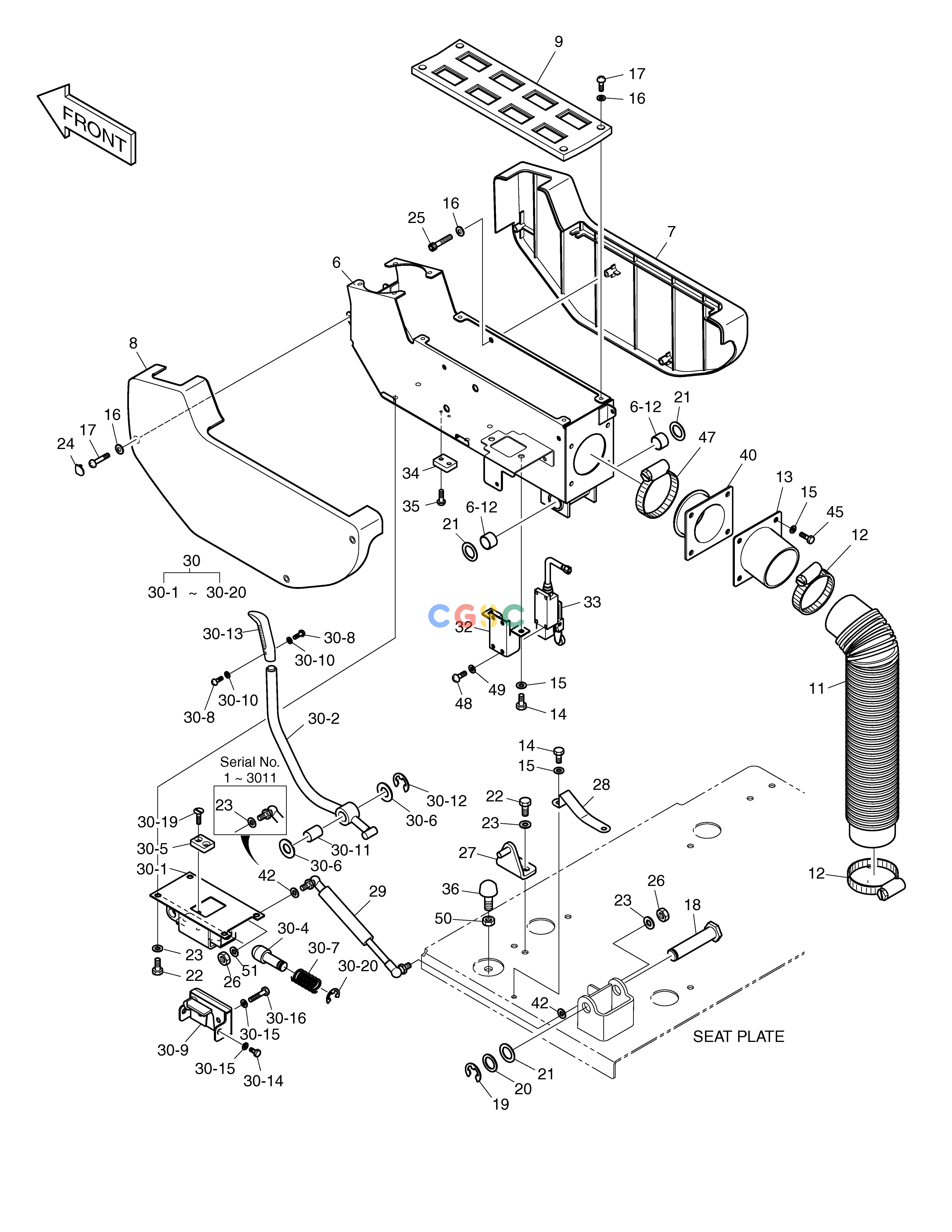 斗山零件查询CONTROL STAND-L.H SOLAR 220LC-6 Doosan parts catalog online