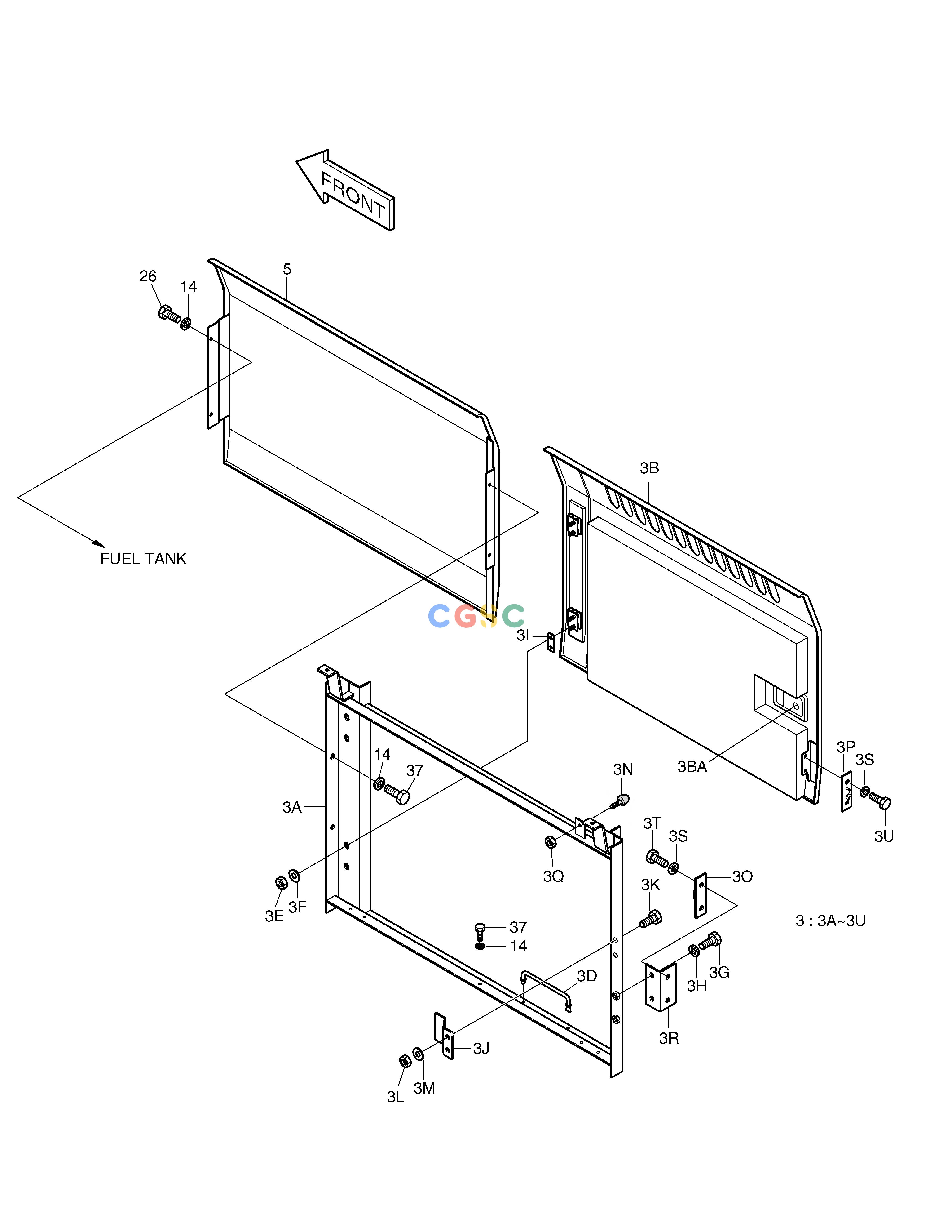 斗山零件查询COVER(2) SOLAR 220LC-6 Doosan parts catalog online