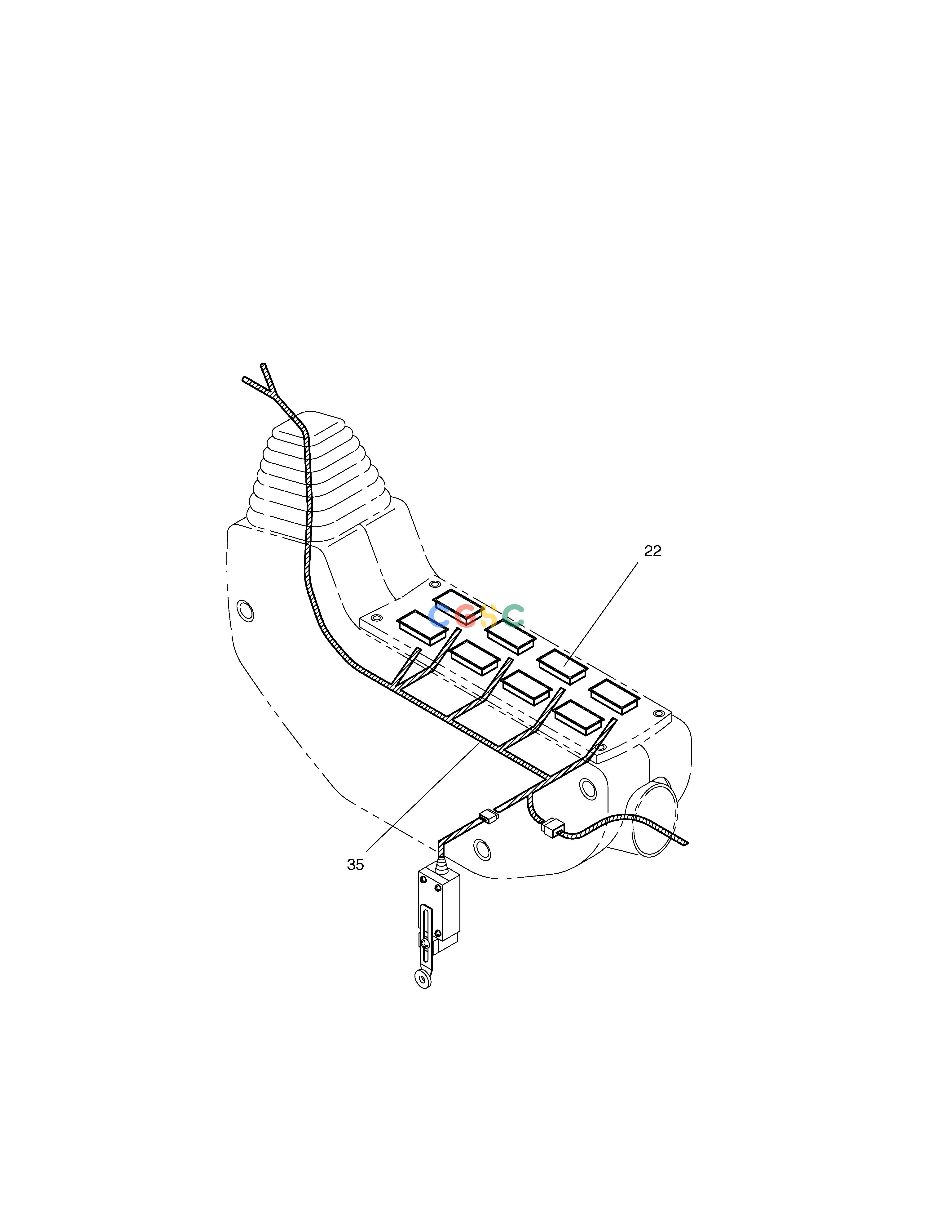 斗山零件查询ELECTRIC PARTS(3)-STAND L.H SOLAR 220LC-6 Doosan parts catalog online