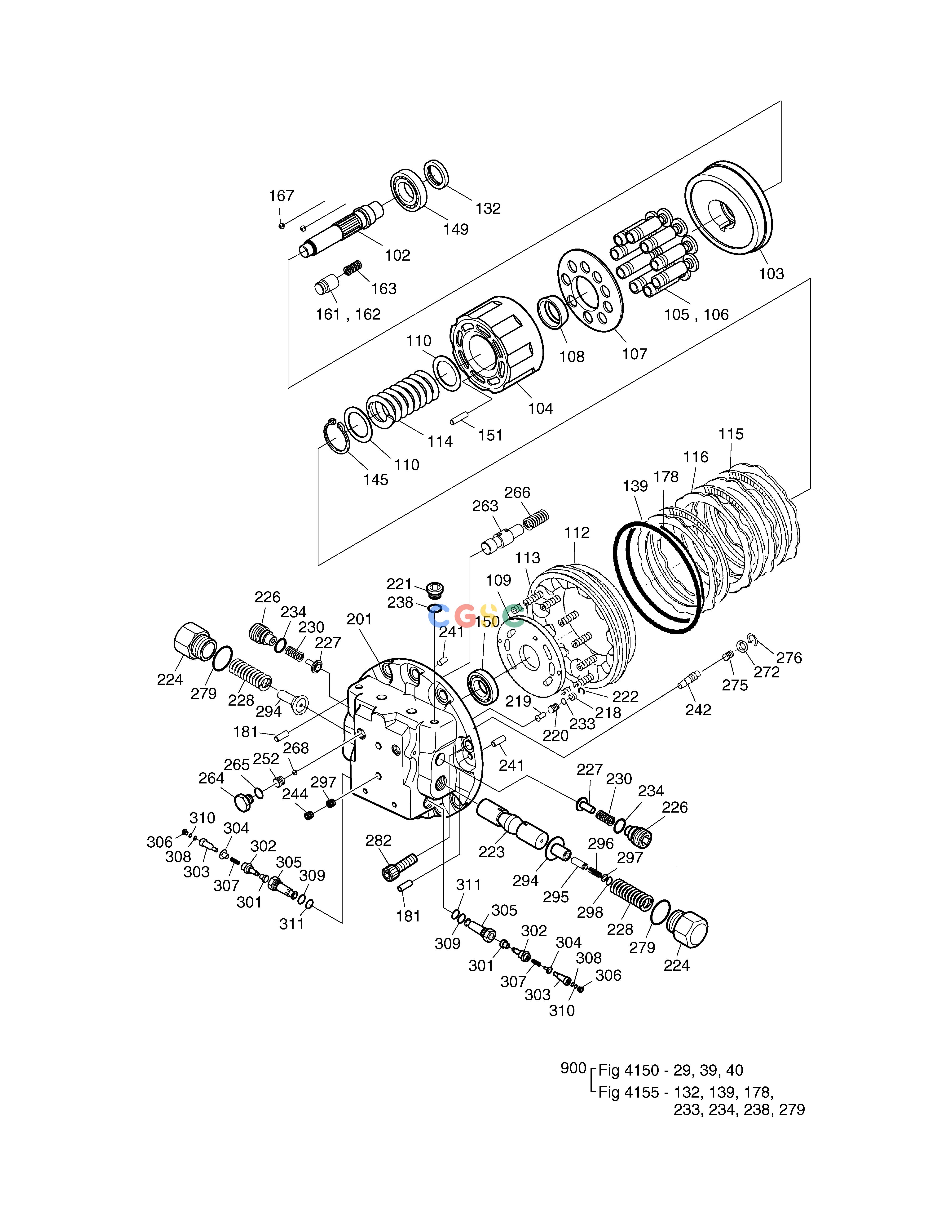 斗山零件查询TRAVEL MOTOR SOLAR 220LC-6 Doosan parts catalog online