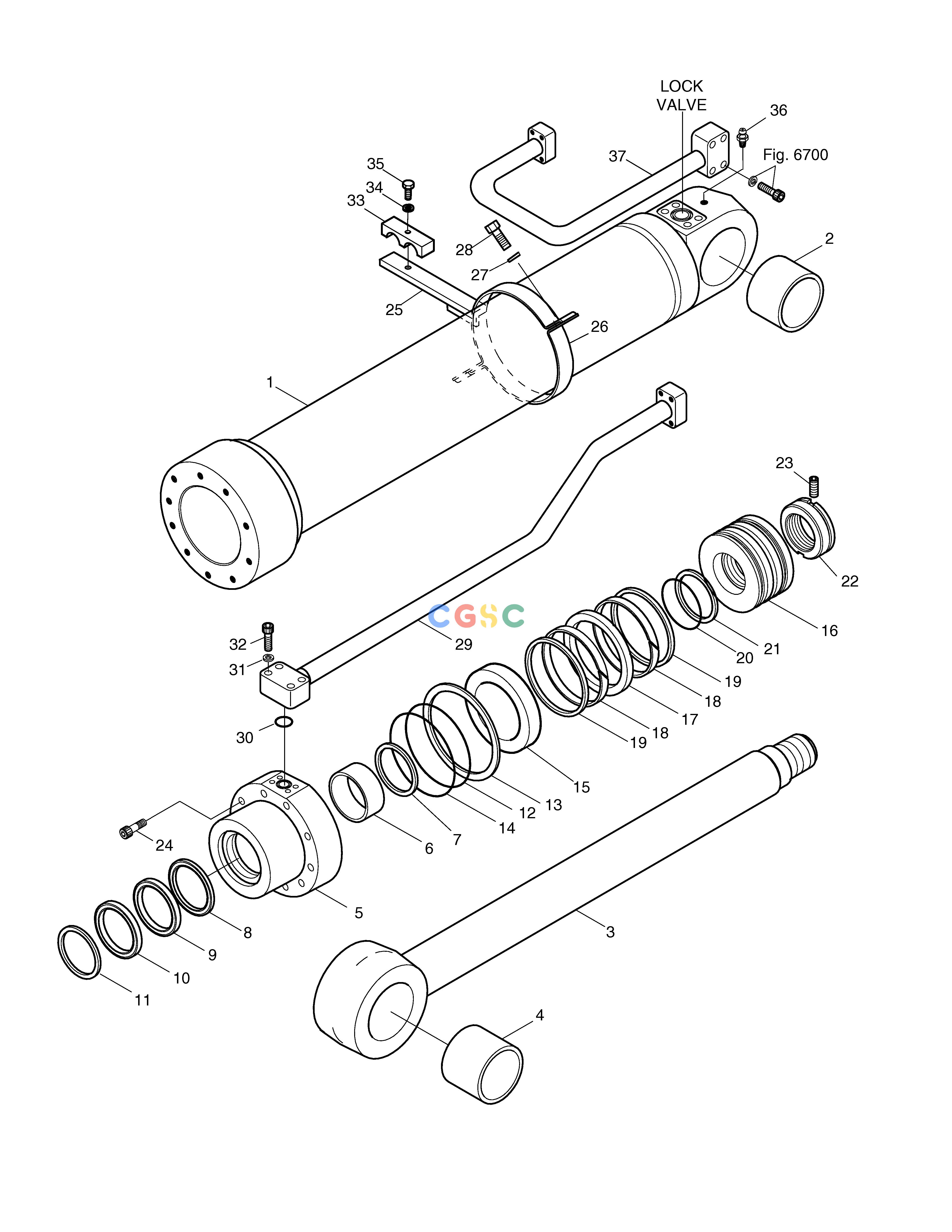 斗山零件查询BOOM CYLINDER(R.H)-LOCK VALVE SOLAR 220LC-6 Doosan parts catalog online