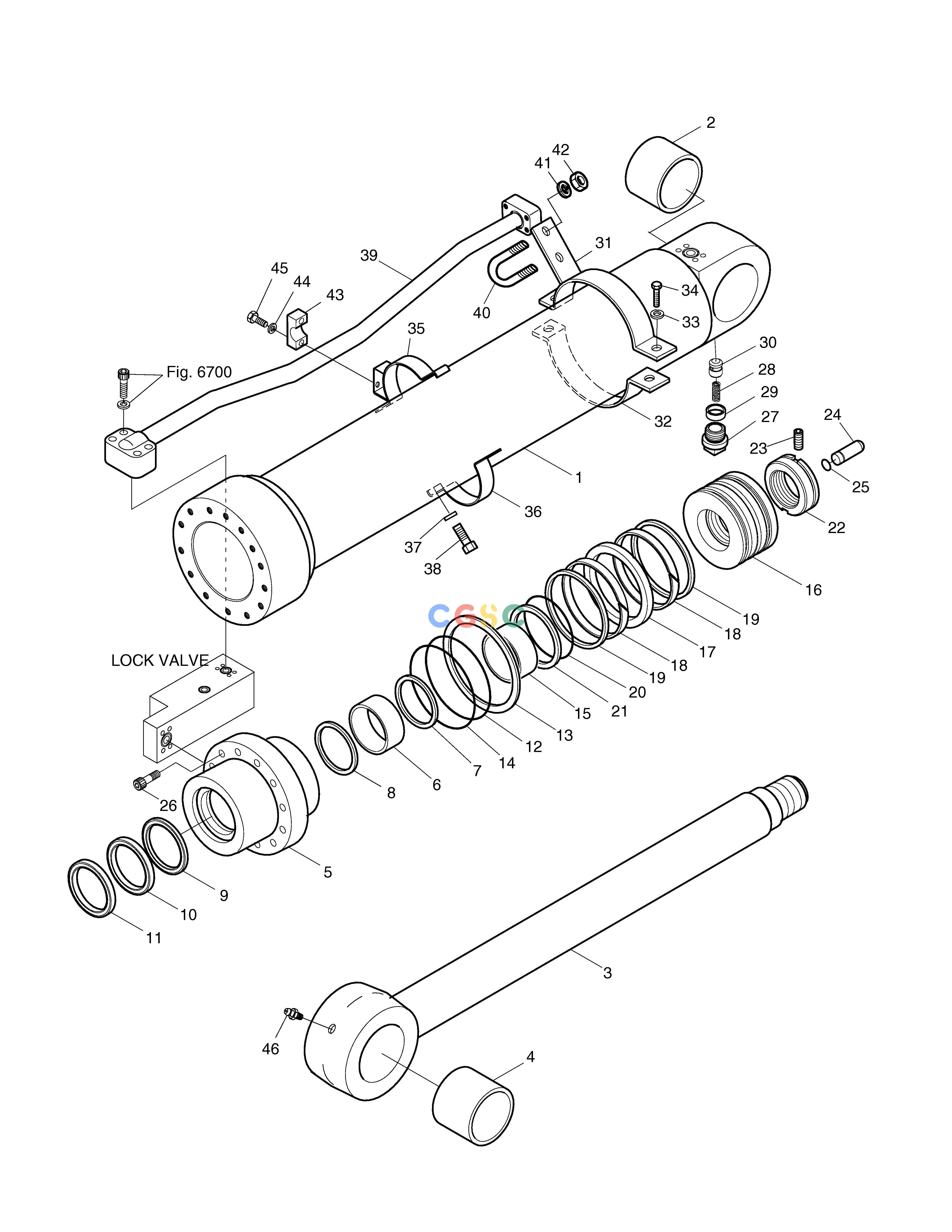 斗山零件查询ARM CYLINDER-LOCK VALVE SOLAR 220LC-6 Doosan parts catalog online