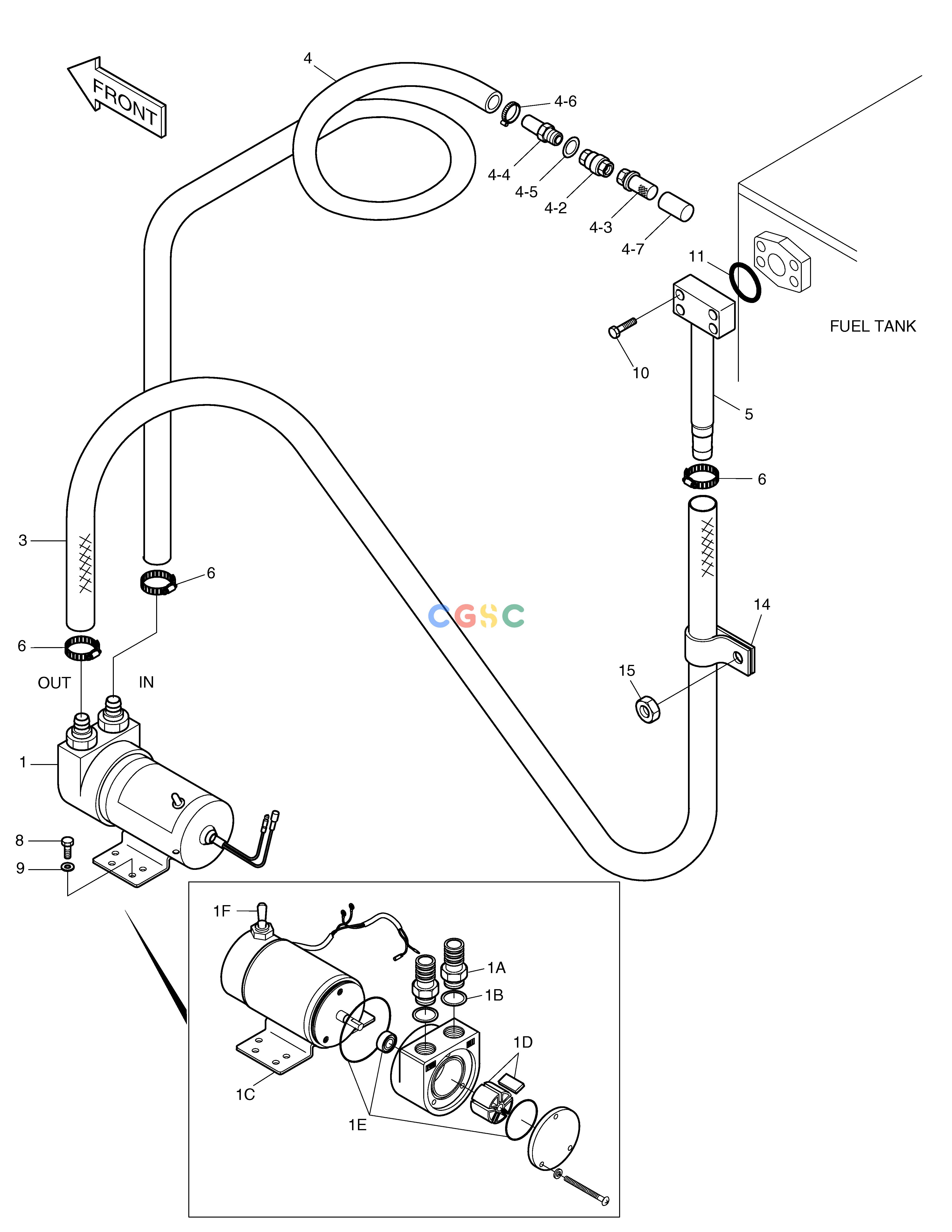 斗山零件查询FUEL FILLER PUMP ASS'Y SOLAR 220LC-6 Doosan parts catalog online