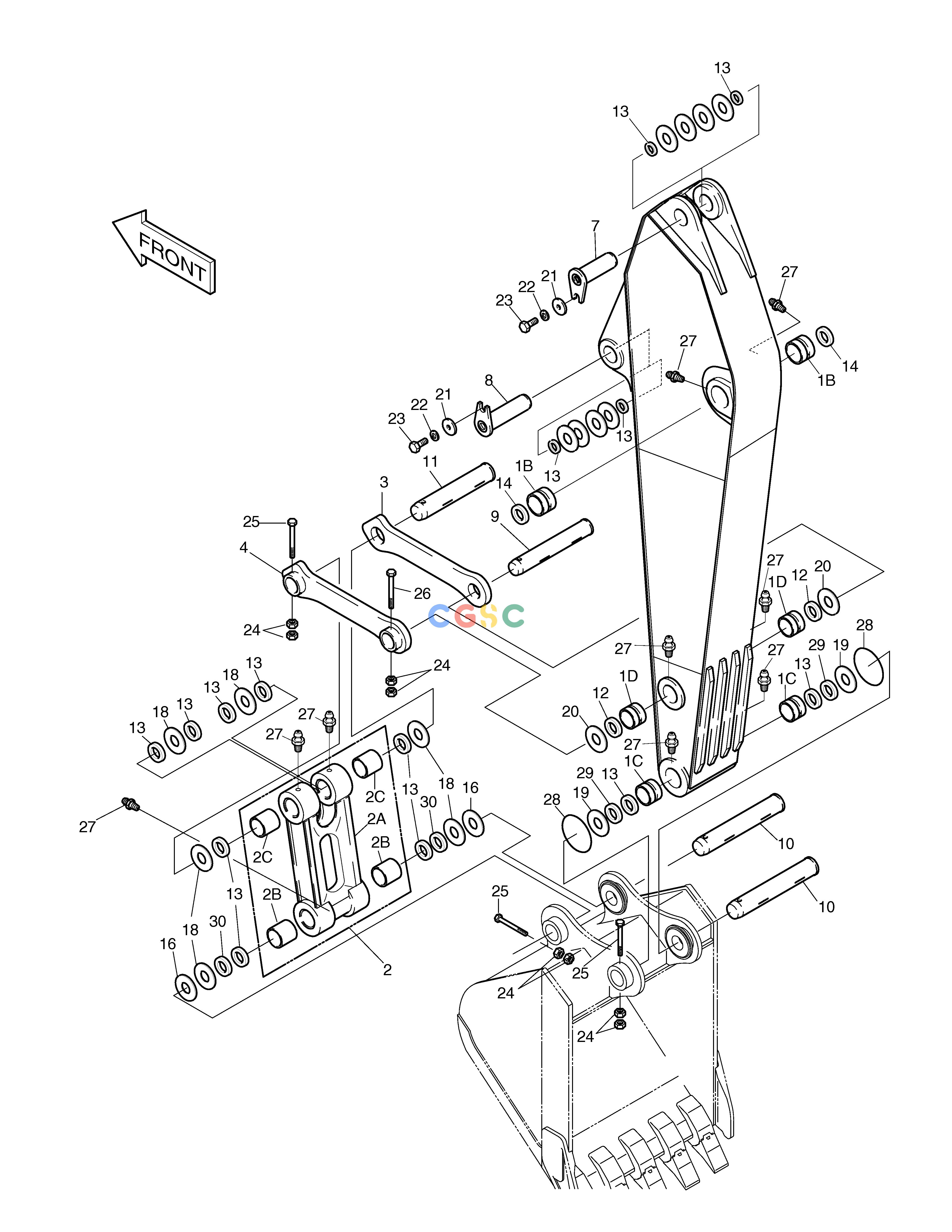 斗山零件查询ARM-3.5m SOLAR 220LC-6 Doosan parts catalog online