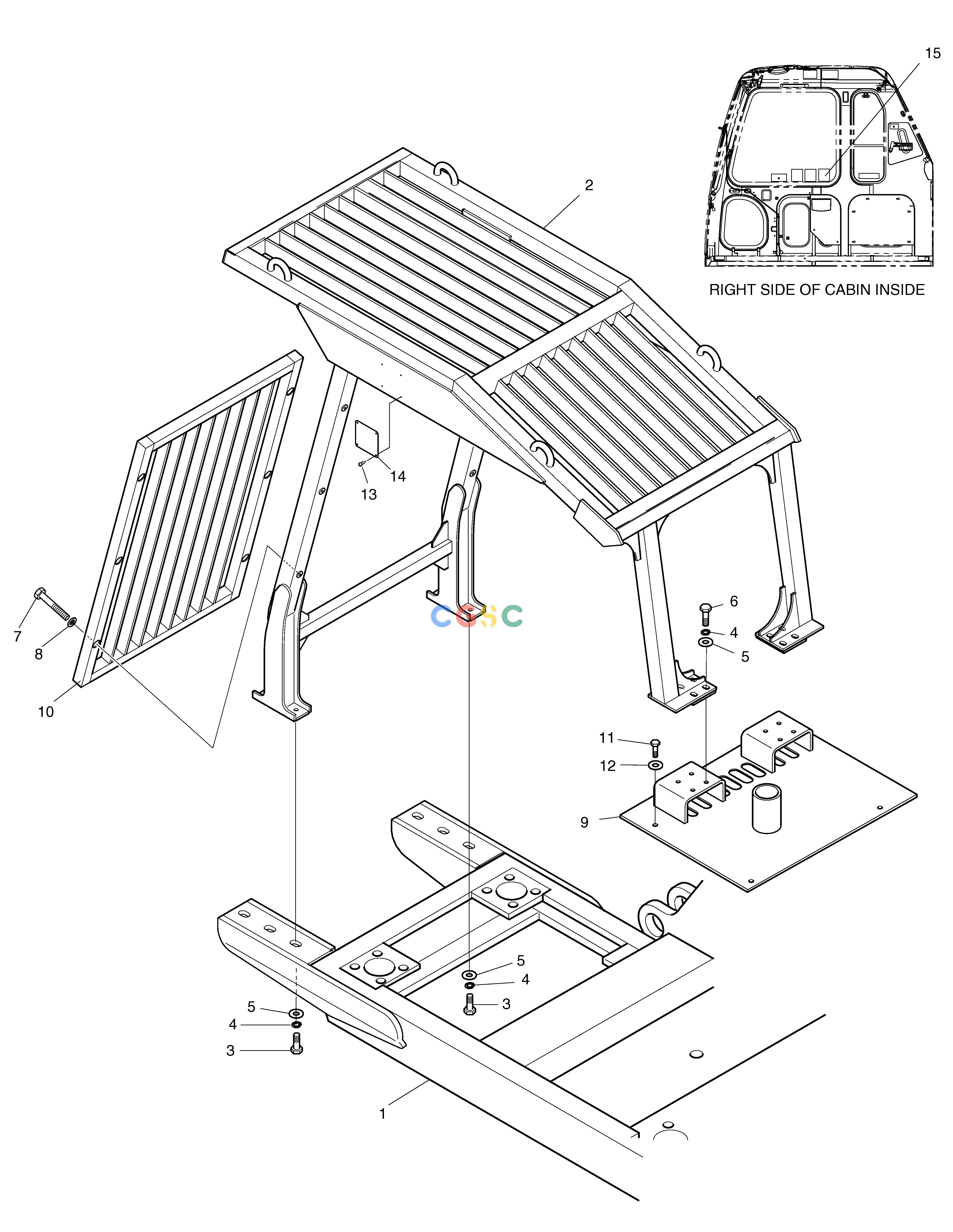 斗山零件查询F.O.G.S GUARD SOLAR 220LC-6 Doosan parts catalog online