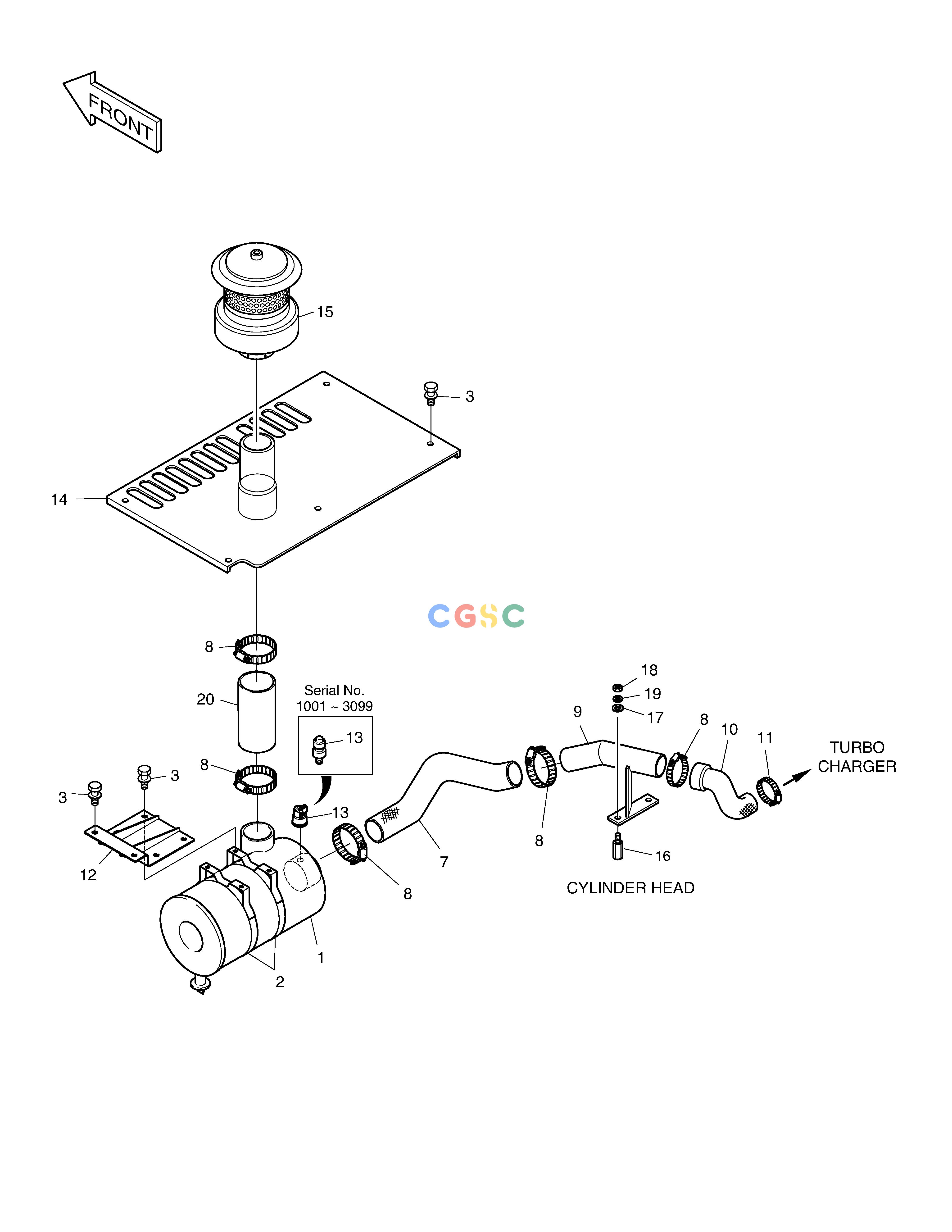 斗山零件查询AIR CLEANER ASS'Y SOLAR 185W-V Doosan parts catalog online