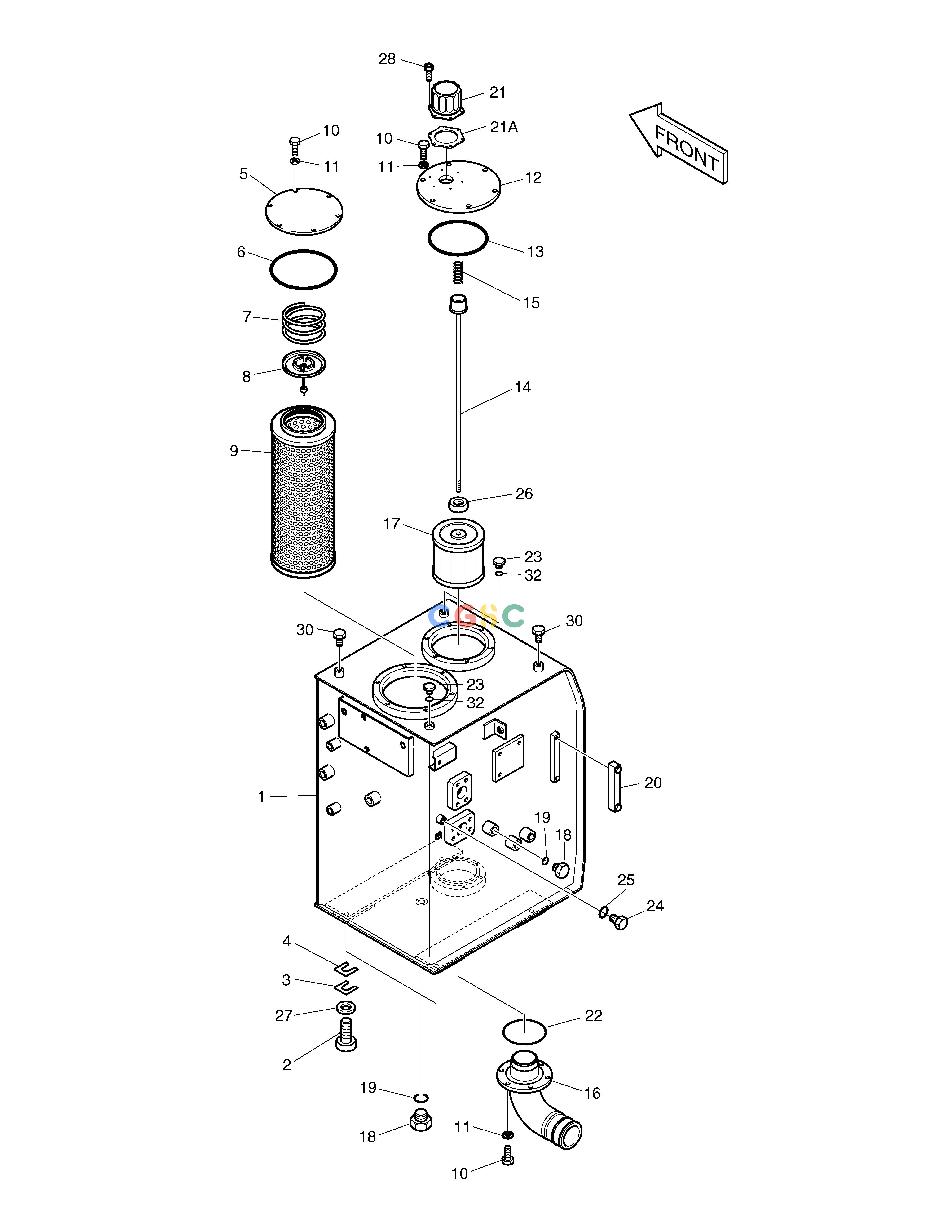 斗山零件查询OIL TANK SOLAR 185W-V Doosan parts catalog online