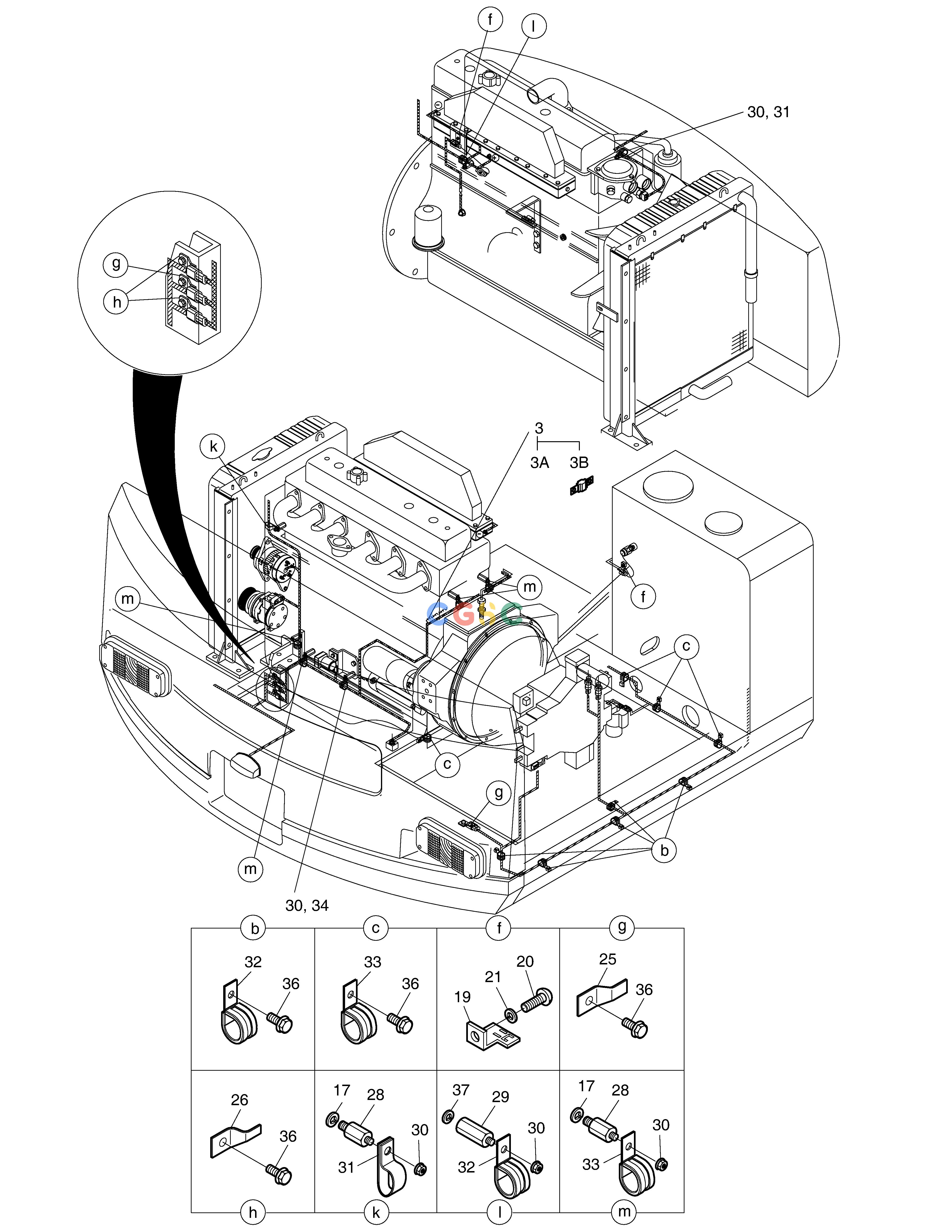 斗山零件查询ELECTRIC WIRING(2)-ENGINE SOLAR 185W-V Doosan parts catalog online