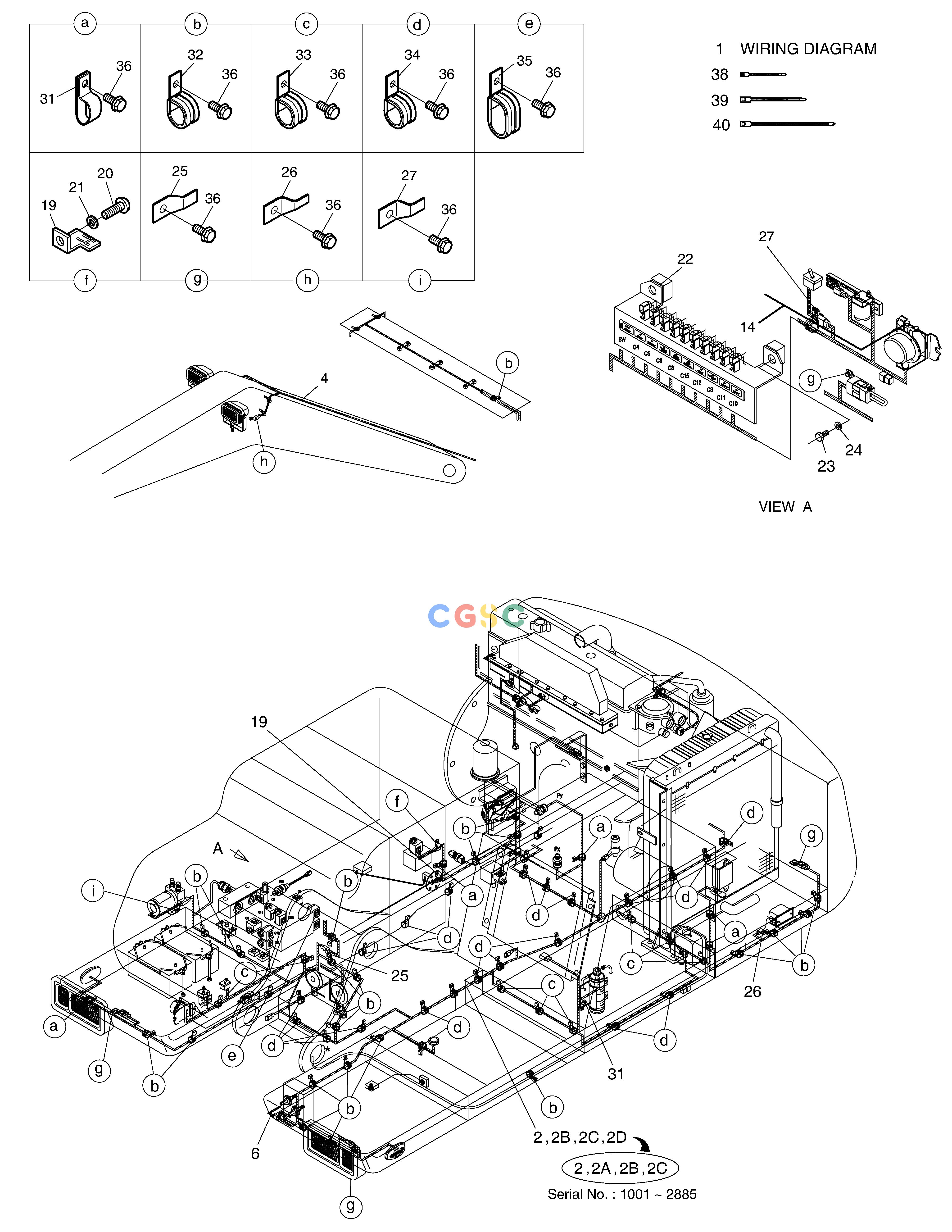 斗山零件查询ELECTRIC WIRING(3)-RELATED PARTS SOLAR 185W-V Doosan parts catalog online