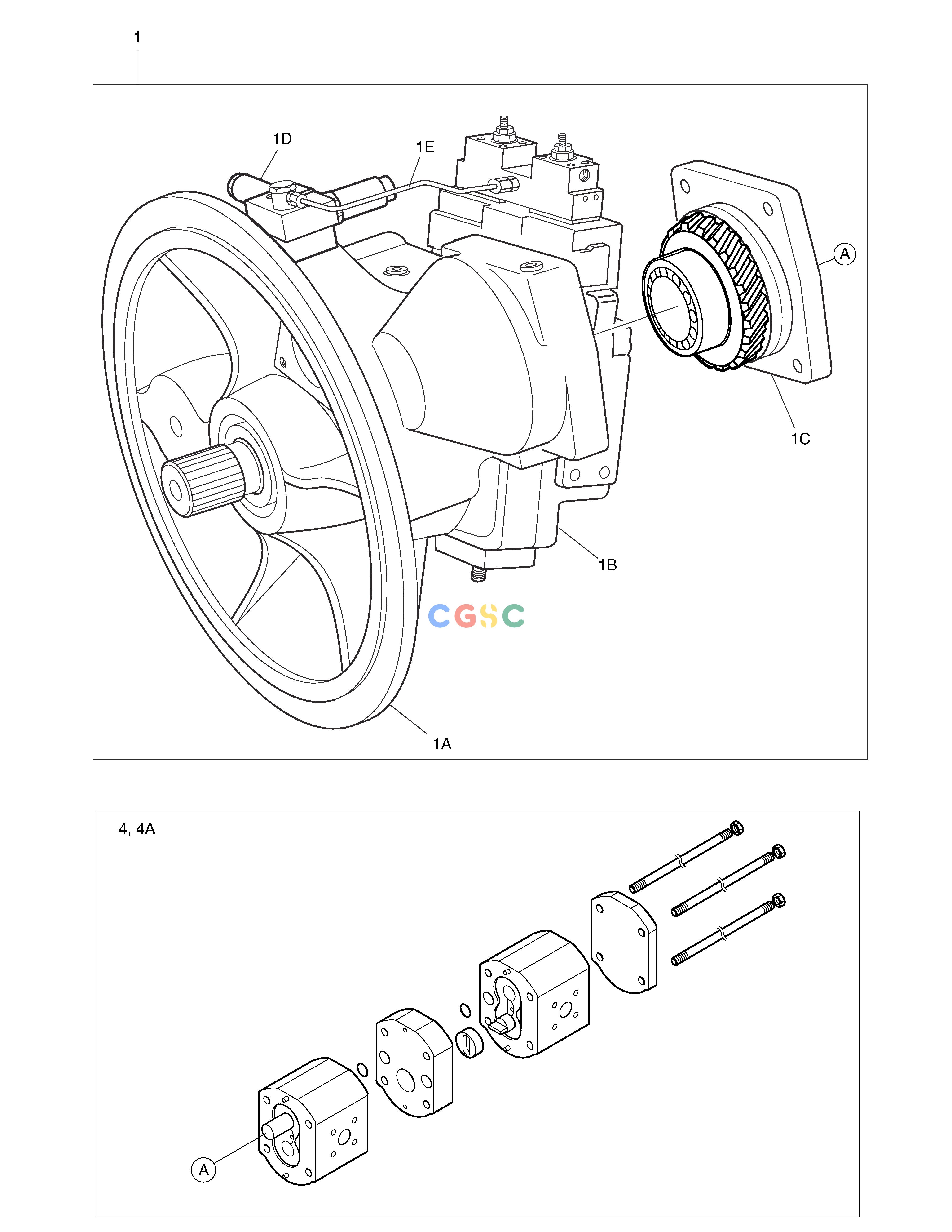 斗山零件查询MAIN PUMP SOLAR 185W-V Doosan parts catalog online