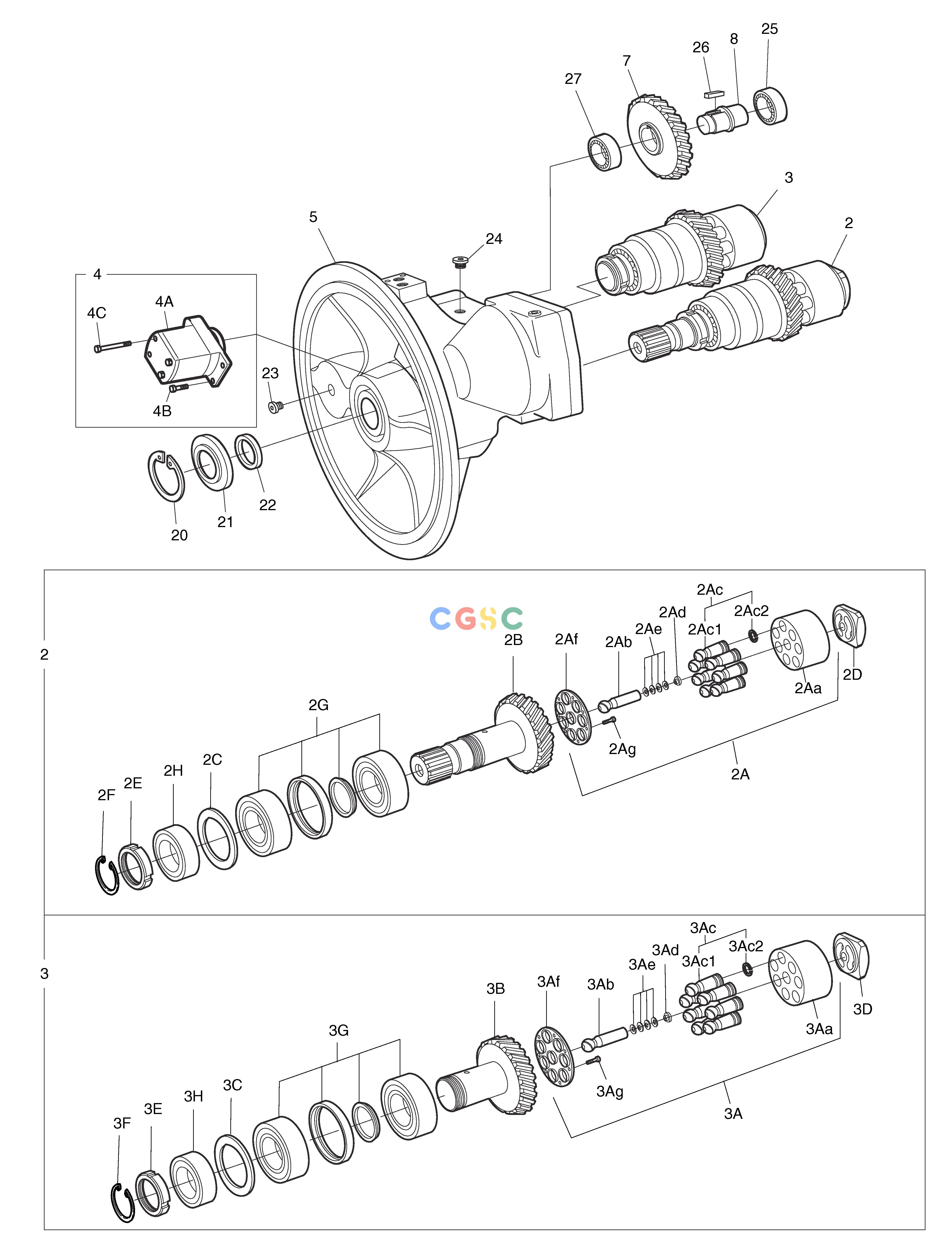 斗山零件查询MAIN PUMP-PUMP SOLAR 185W-V Doosan parts catalog online