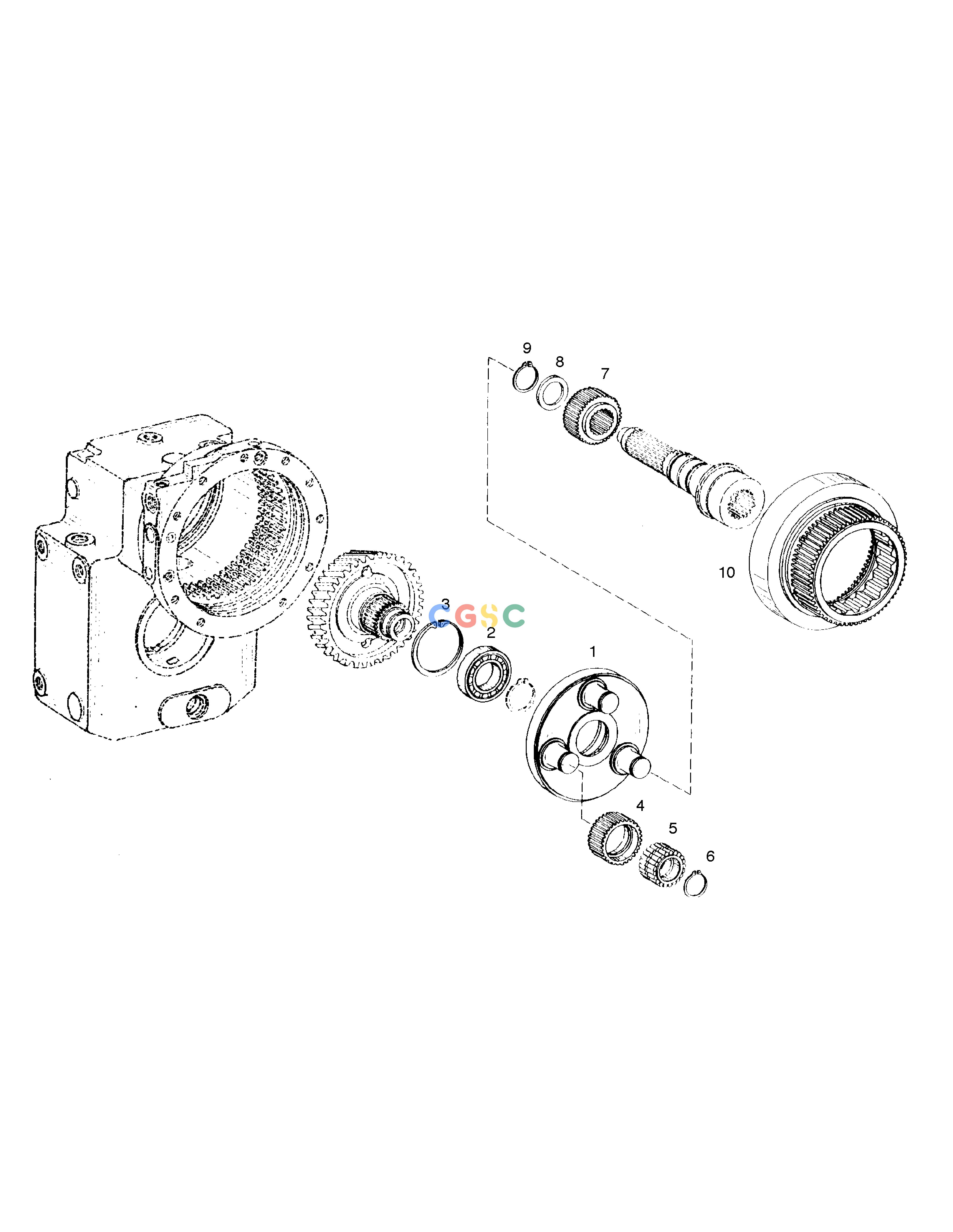 斗山零件查询PLANETARY GEAR-TRANSMISSION SOLAR 185W-V Doosan parts catalog online
