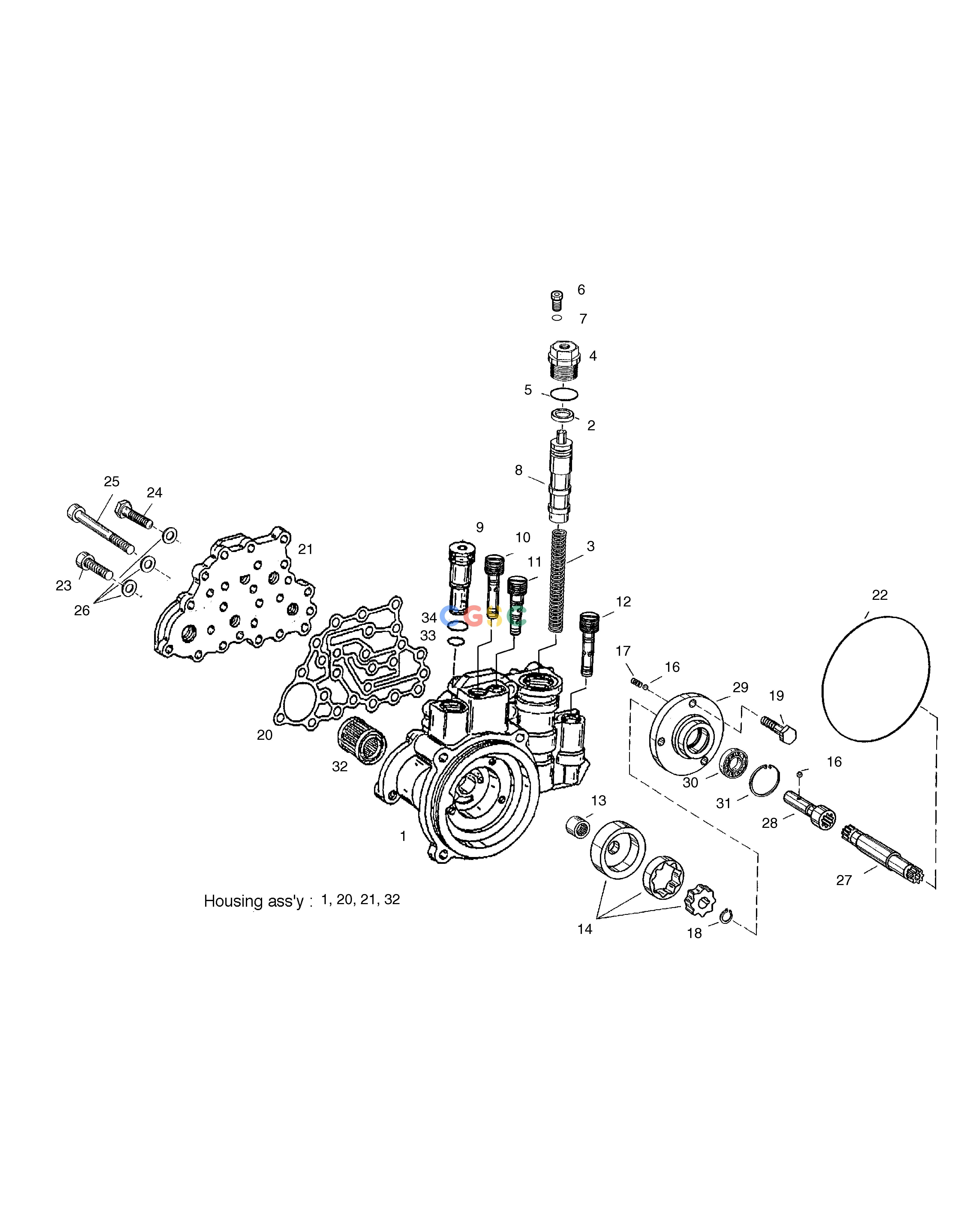 斗山零件查询GEAR SHIFTING GOVERNOR-TRANSMISSION SOLAR 185W-V Doosan parts catalog online