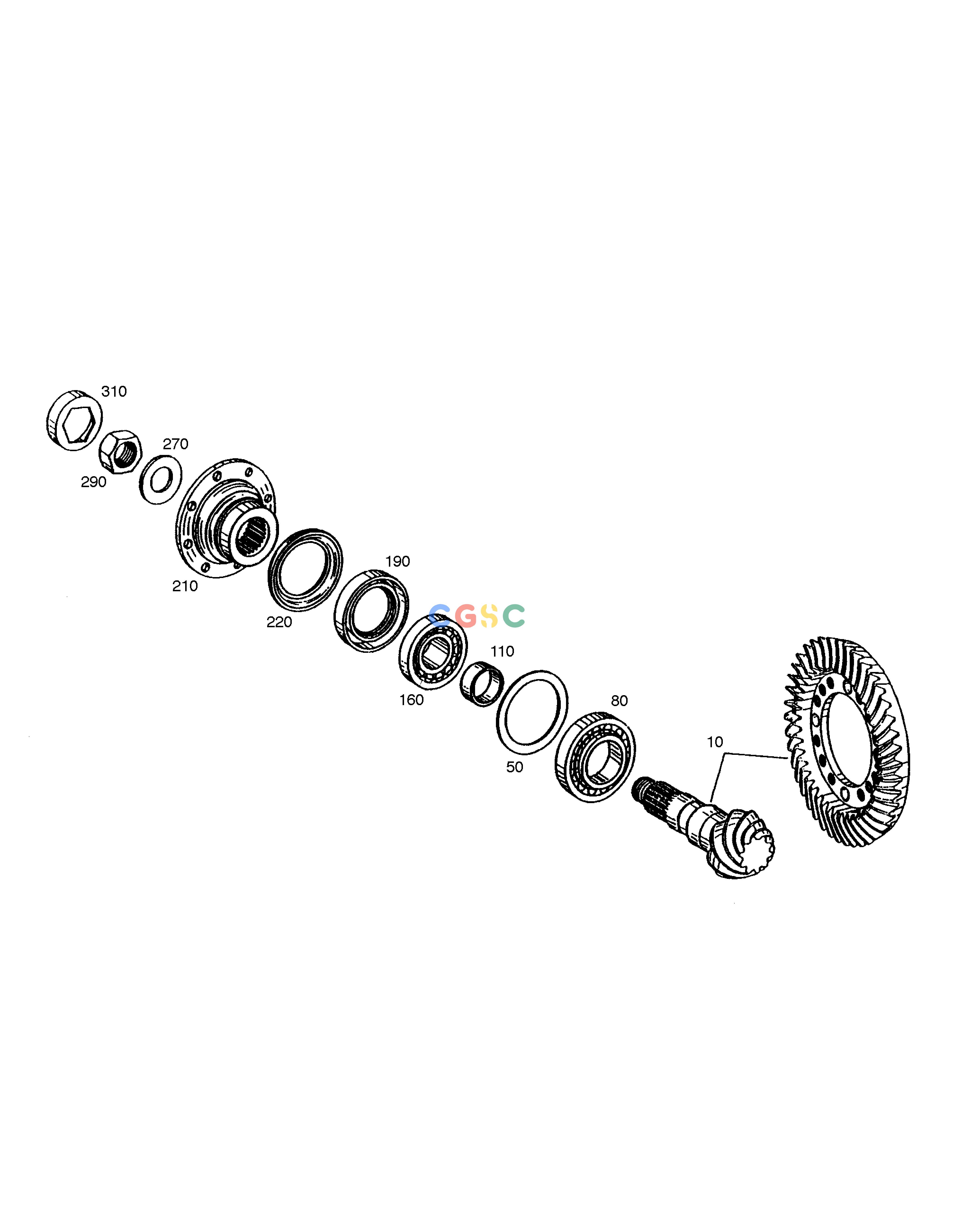 斗山零件查询INPUT-REAR AXLE SOLAR 185W-V Doosan parts catalog online