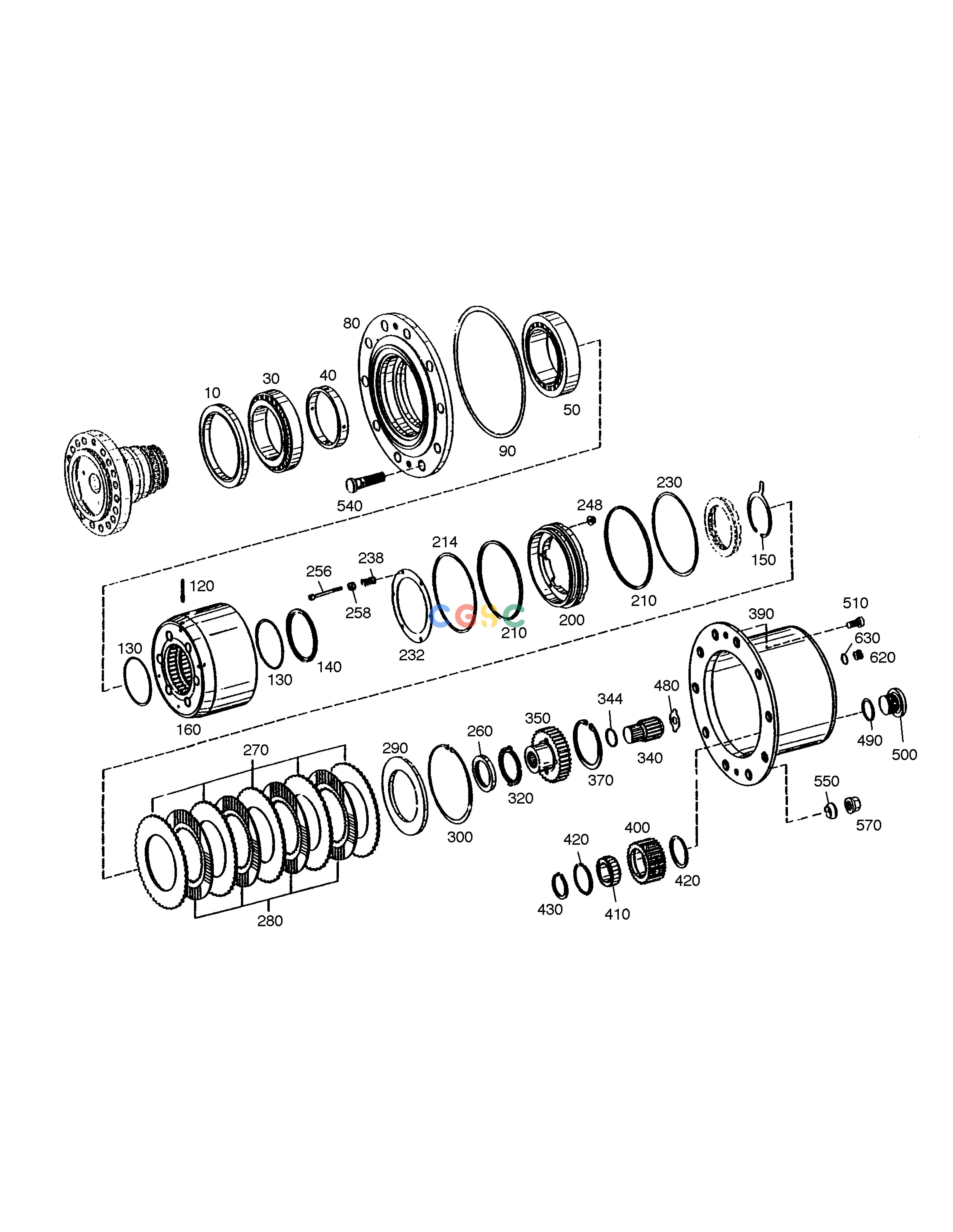 斗山零件查询OUTPUT-REAR AXLE SOLAR 185W-V Doosan parts catalog online