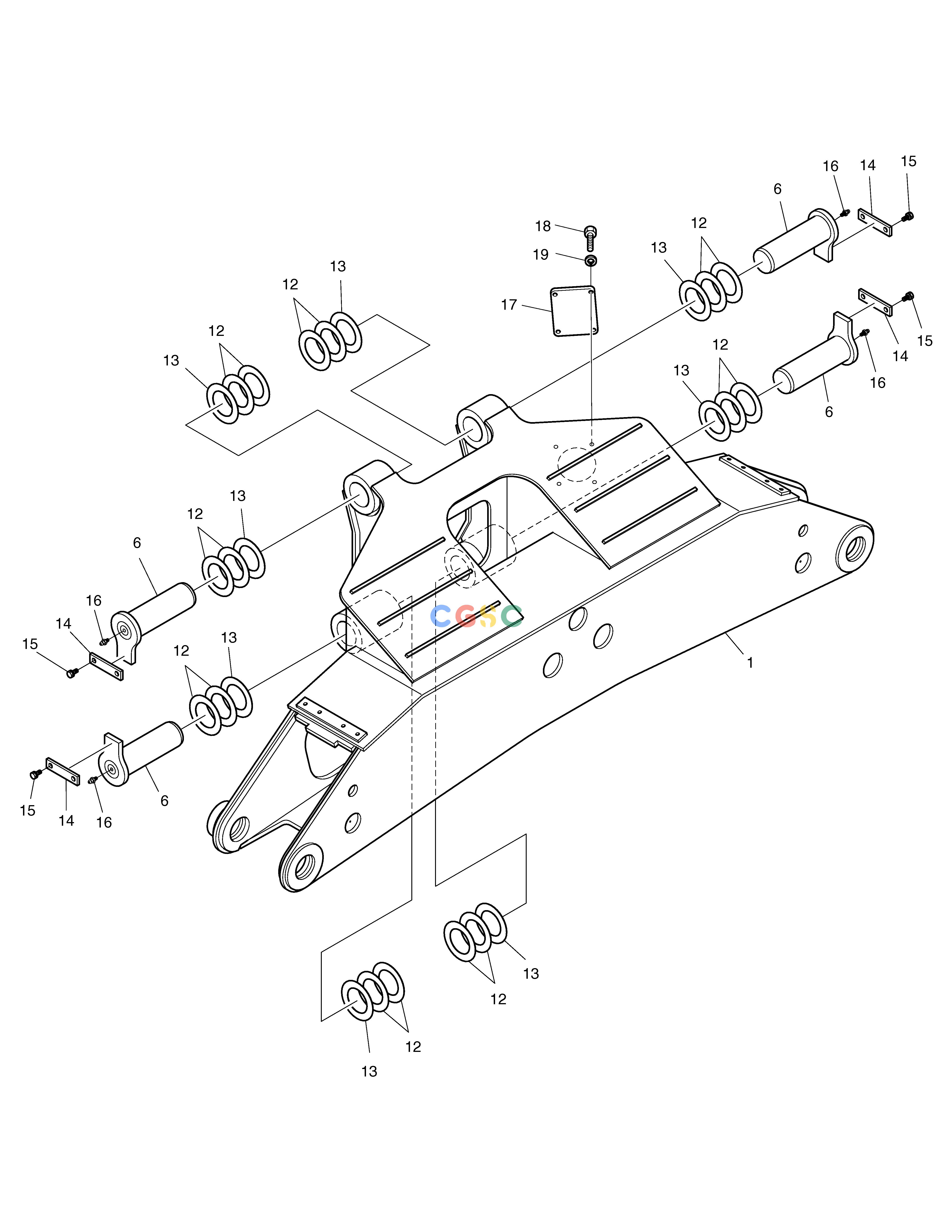 斗山零件查询REAR OUTRIGGER SOLAR 185W-V Doosan parts catalog online