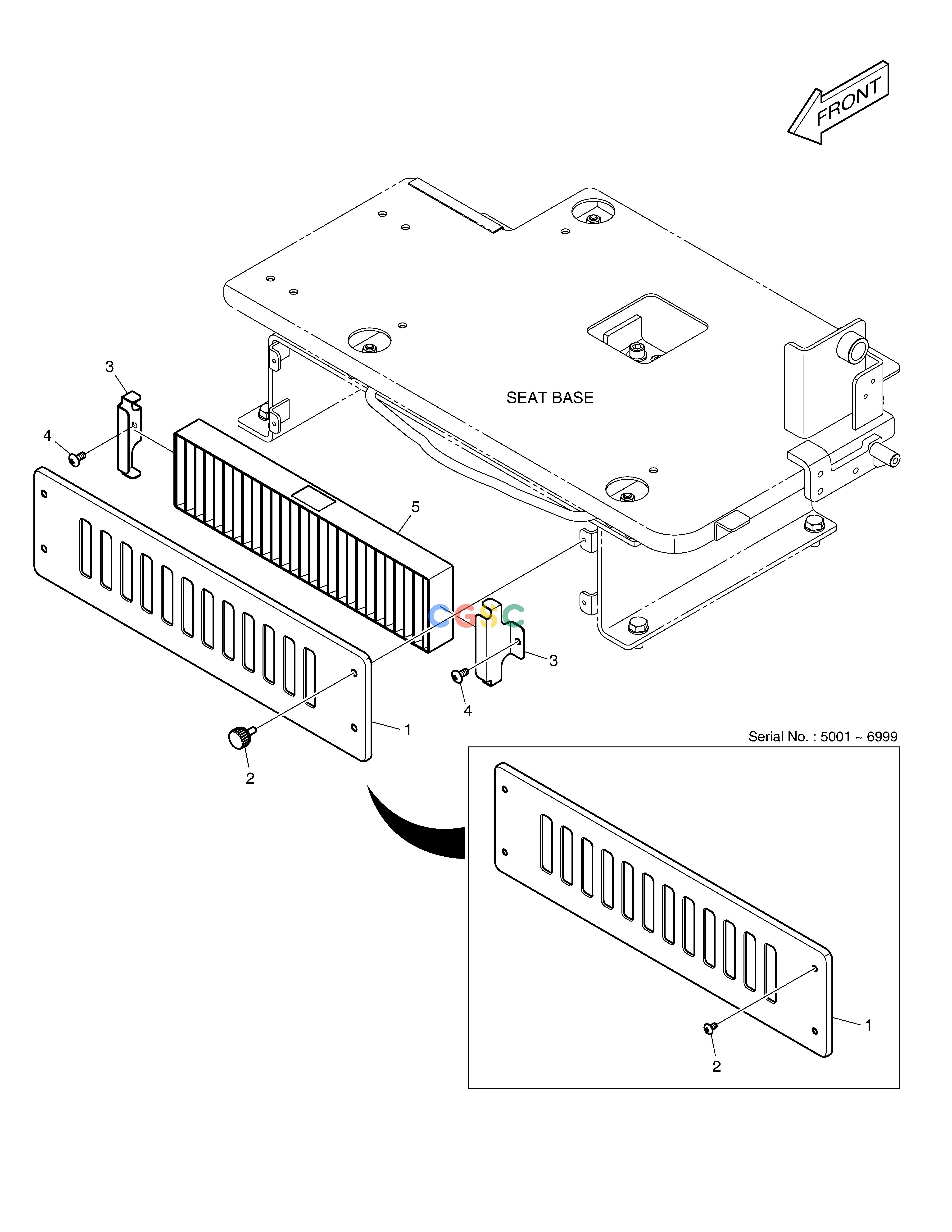 斗山零件查询AIRCON FILTER DX55W Doosan parts catalog online