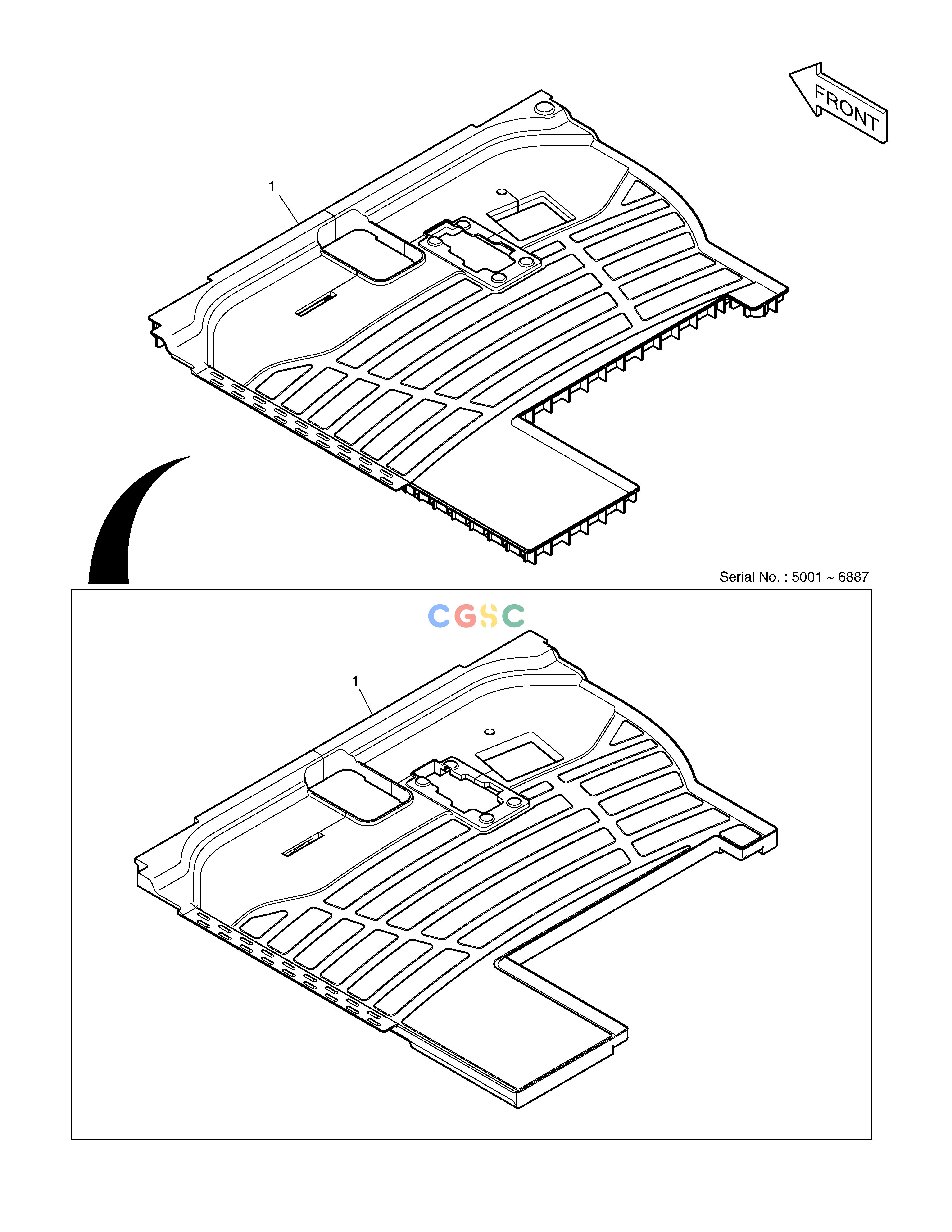 斗山零件查询FLOOR MAT DX55W Doosan parts catalog online