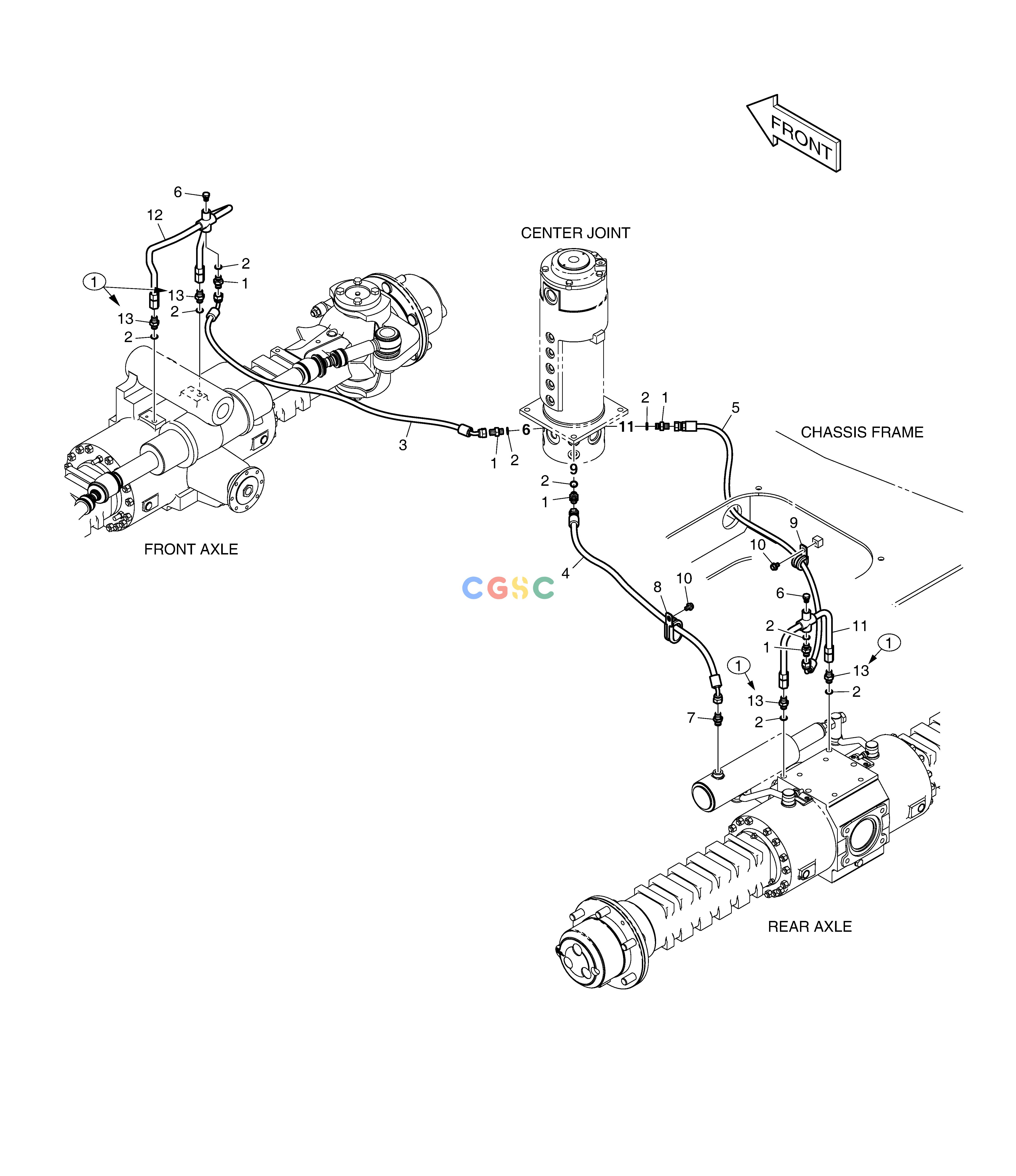 斗山零件查询BRAKE PIPING DX55W Doosan parts catalog online