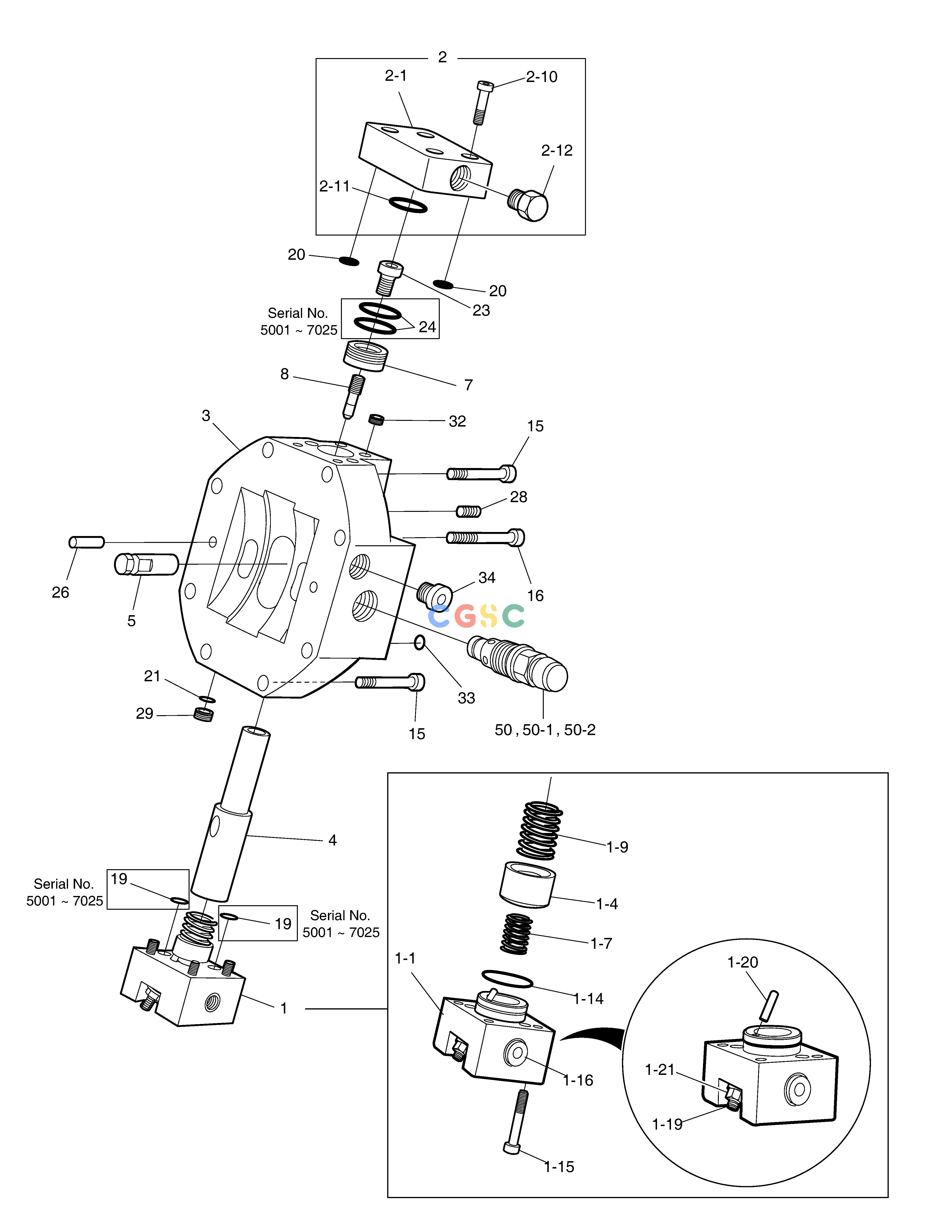 斗山零件查询TRAVEL MOTOR - CONTROL PARTS DX55W Doosan parts catalog online