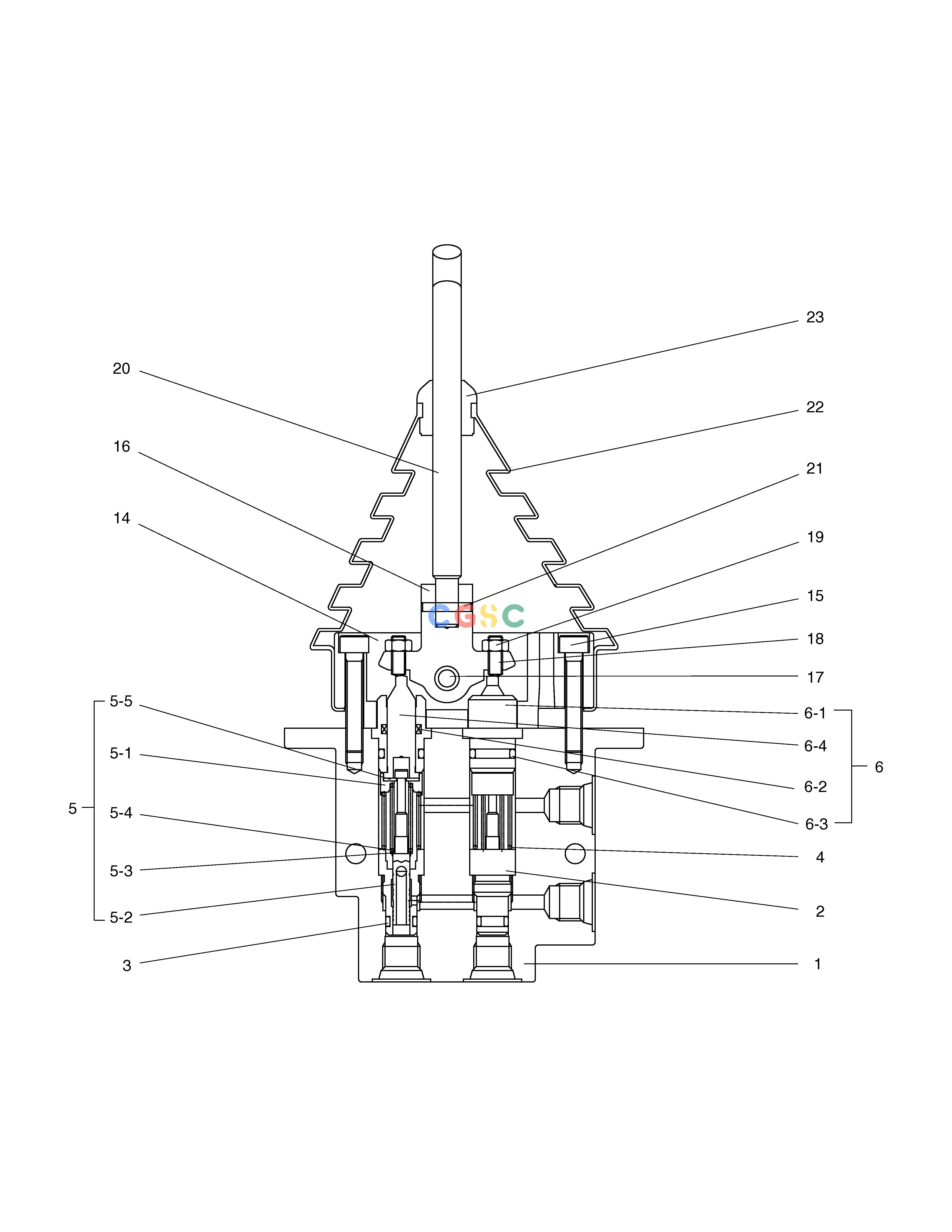 斗山零件查询JOYSTICK VALVE - DOZER DX55W Doosan parts catalog online