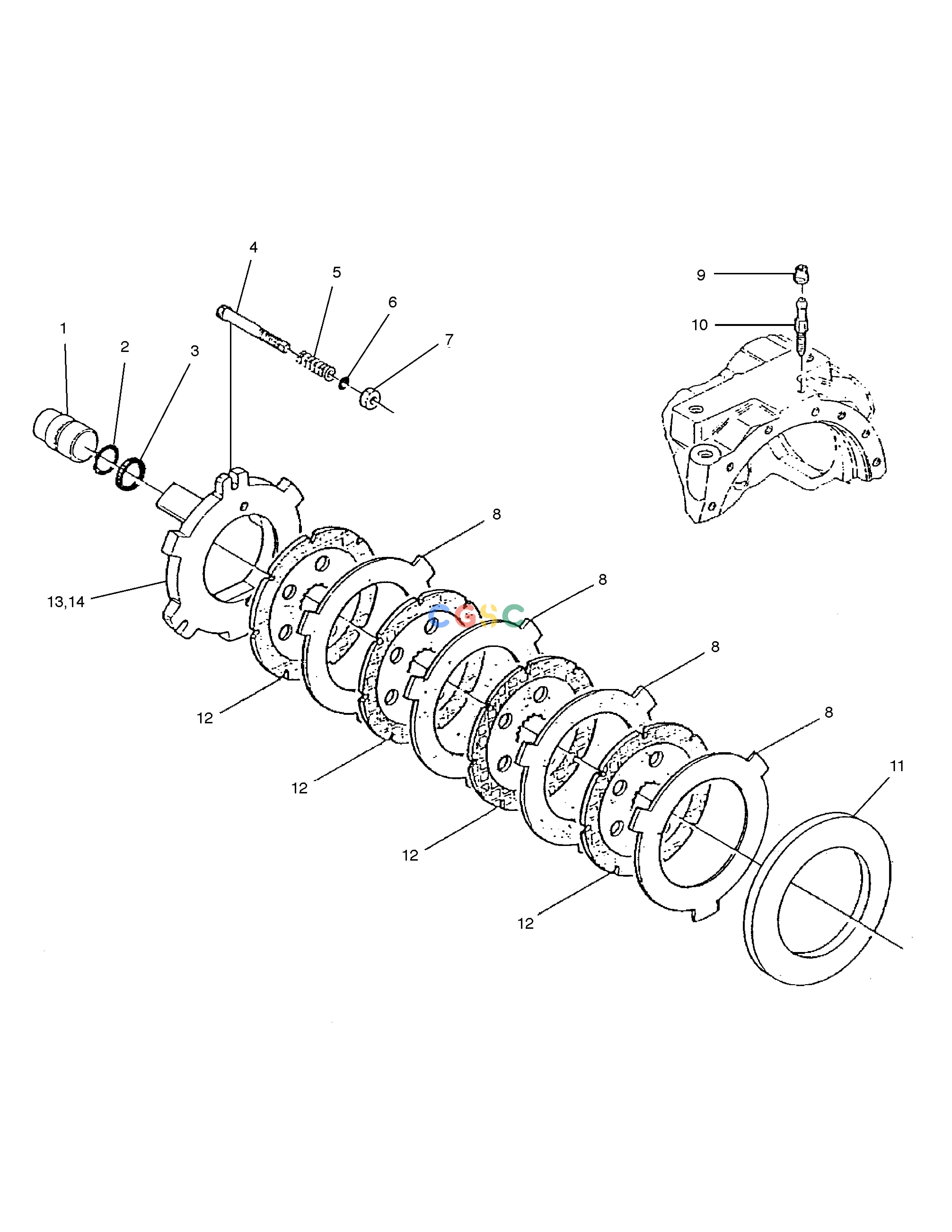 斗山零件查询FRONT AXLE(4) DX55W Doosan parts catalog online