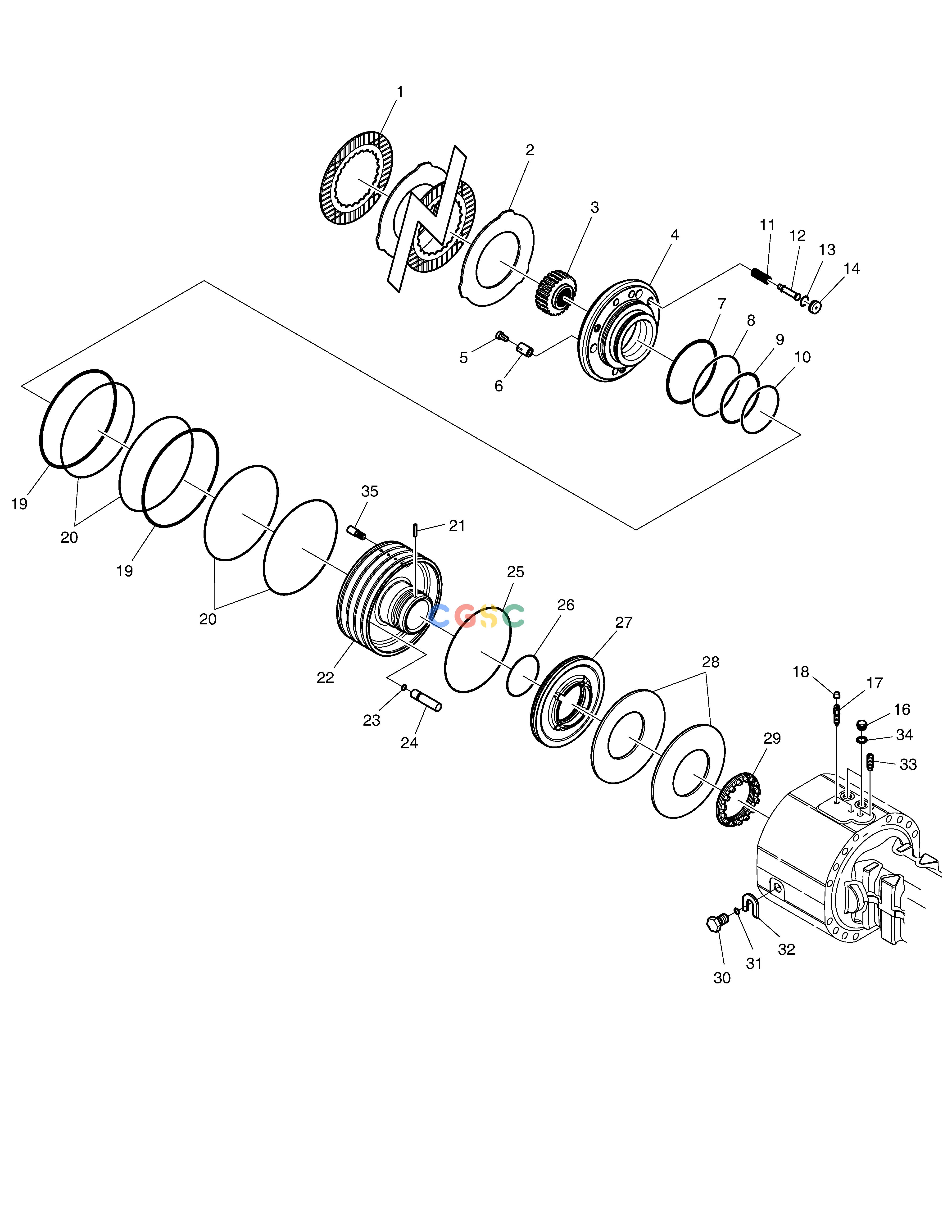 斗山零件查询REAR AXLE(4) DX55W Doosan parts catalog online