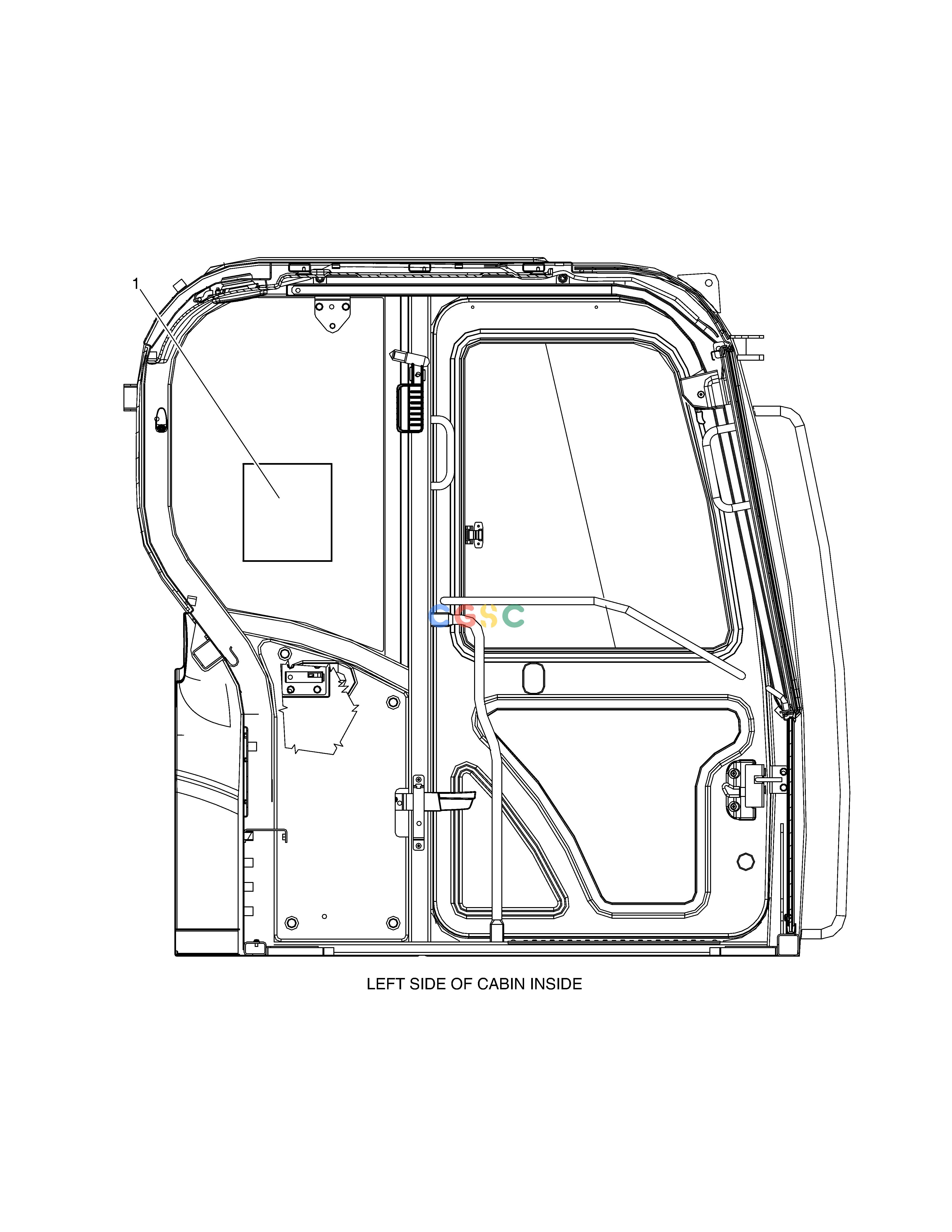 斗山零件查询DECAL - LIFTING CAPA DX55W Doosan parts catalog online