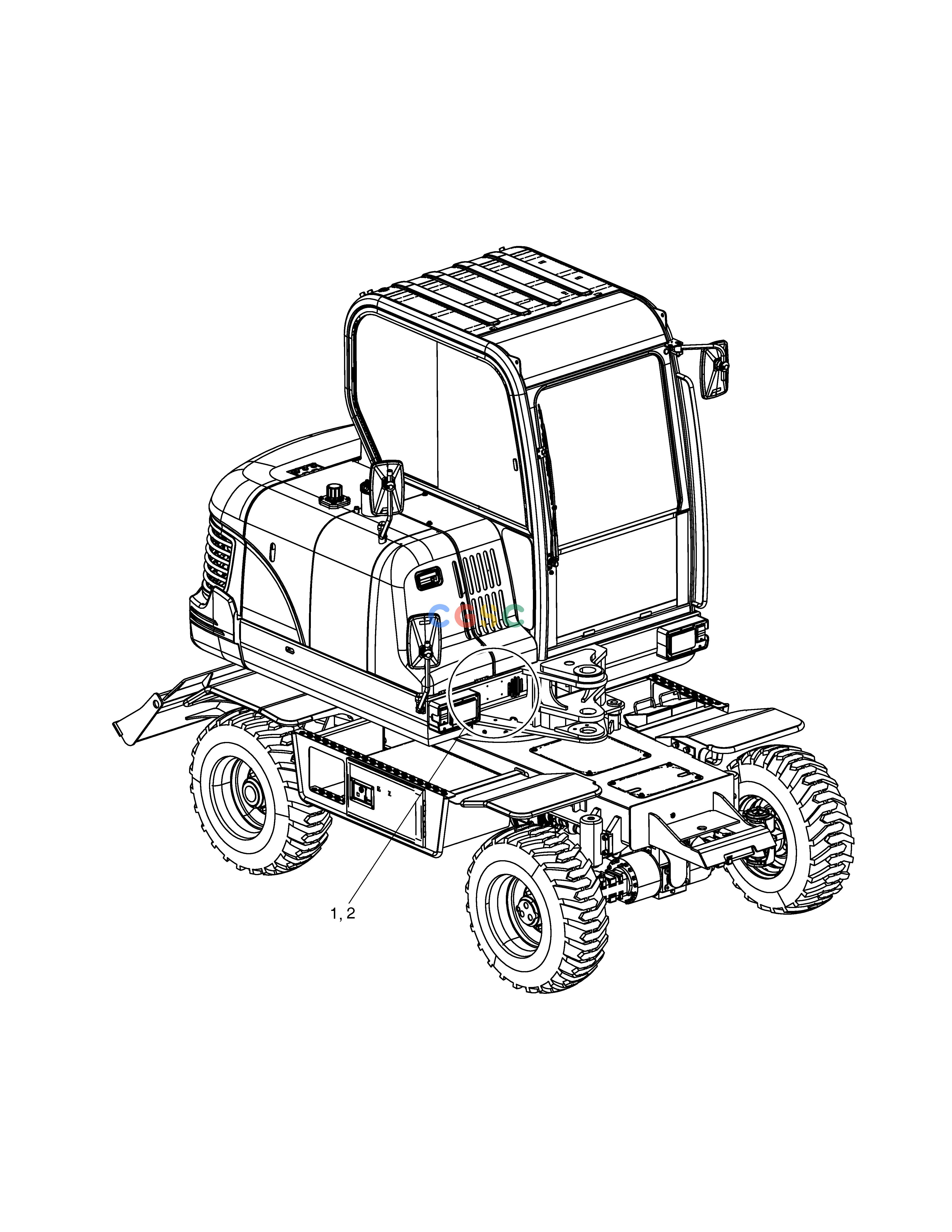 斗山零件查询DECAL - SERIAL(RUSSIA) DX55W Doosan parts catalog online
