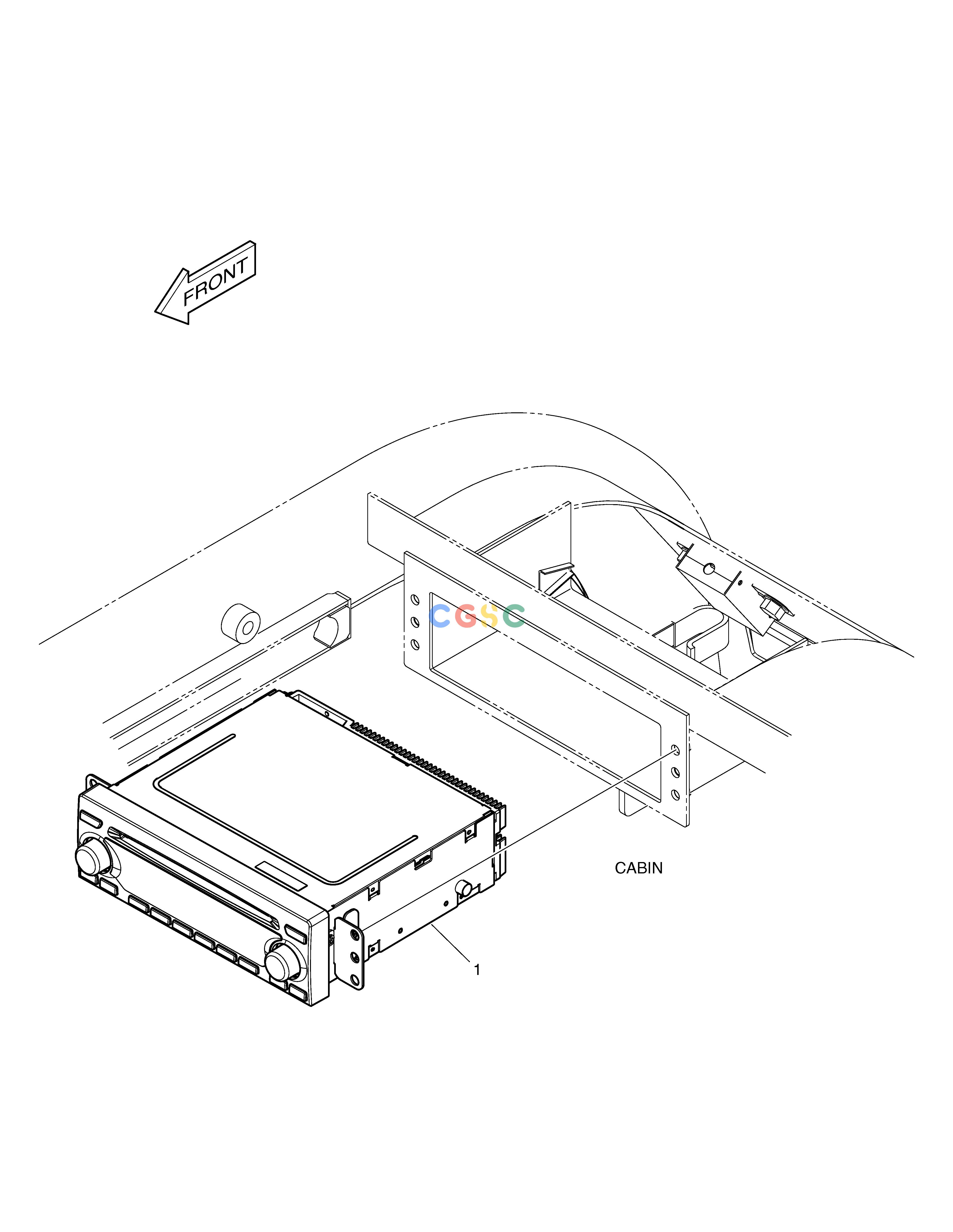 斗山零件查询CD PLAYER DX55W Doosan parts catalog online