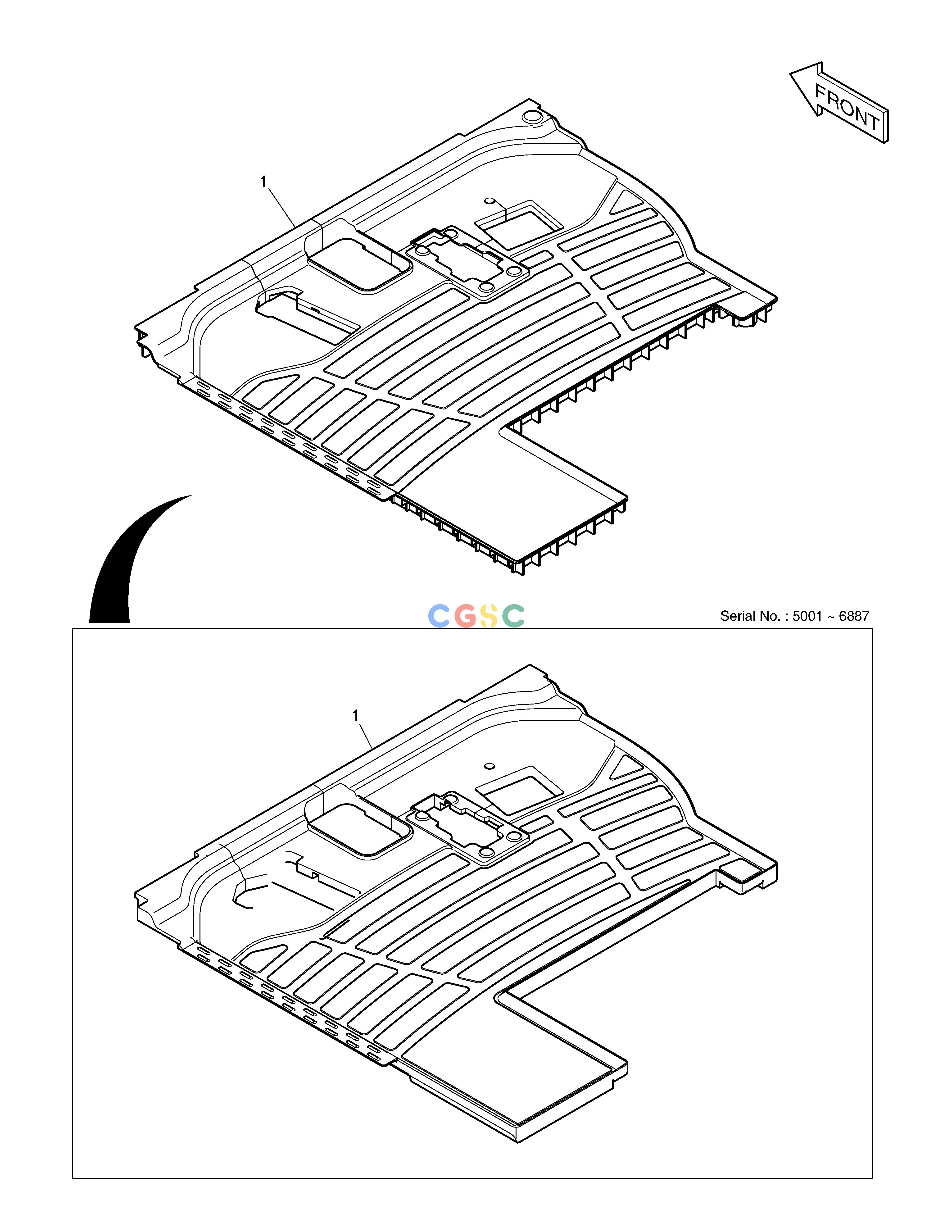 斗山零件查询FLOOR MAT - TILTING DX55W Doosan parts catalog online