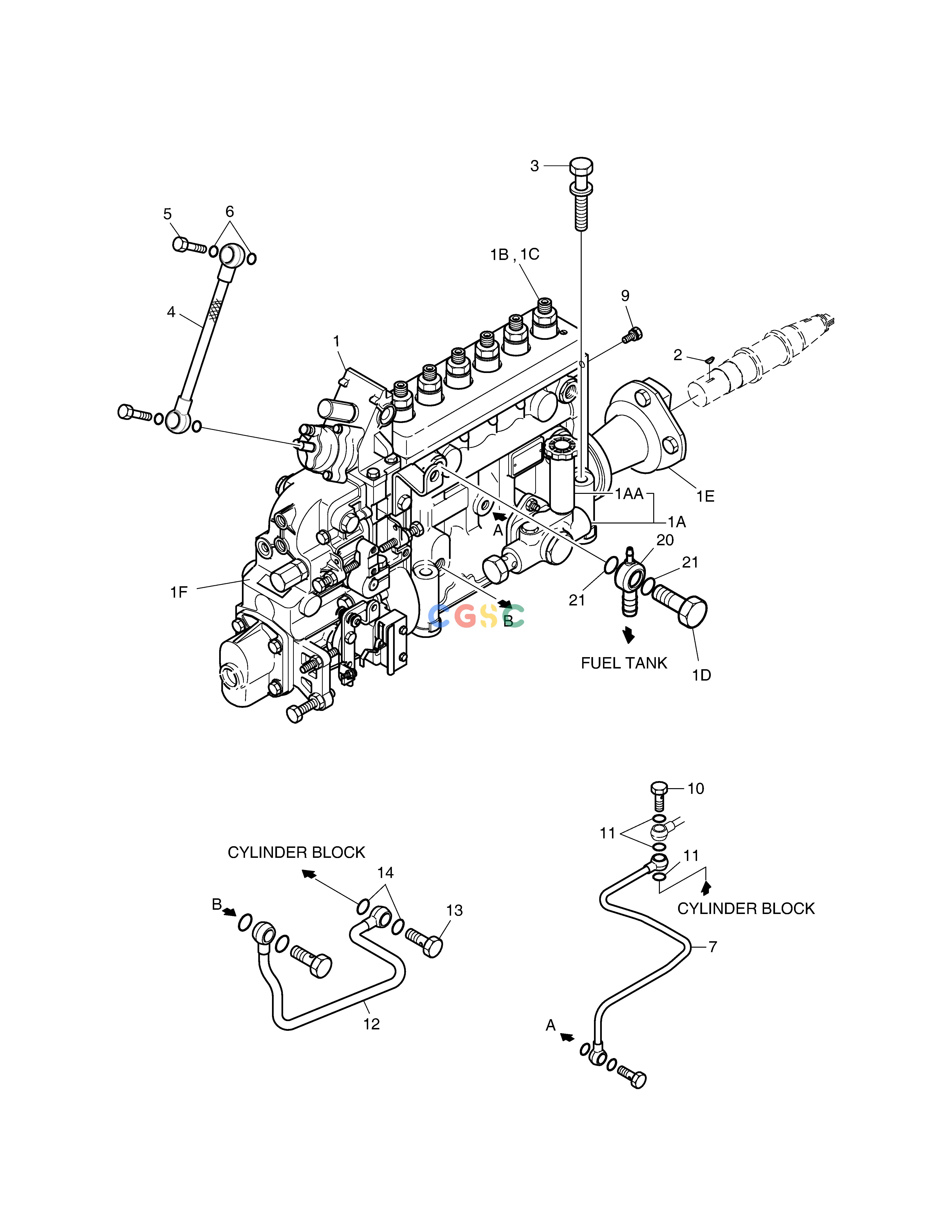 斗山零件查询INJECTION PUMP SOLAR 340LC-7 Doosan parts catalog online
