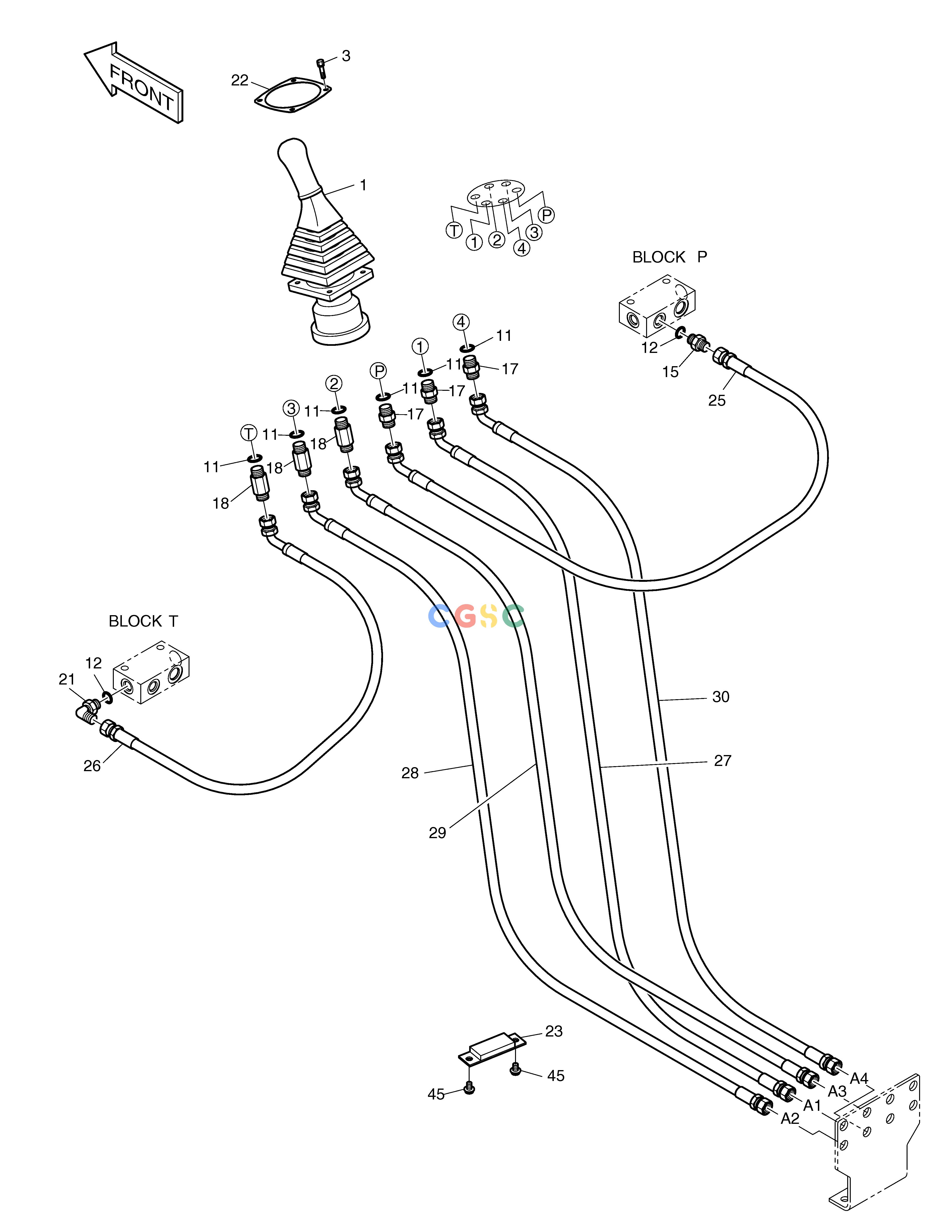 斗山零件查询PILOT PIPING(6) SOLAR 340LC-7 Doosan parts catalog online