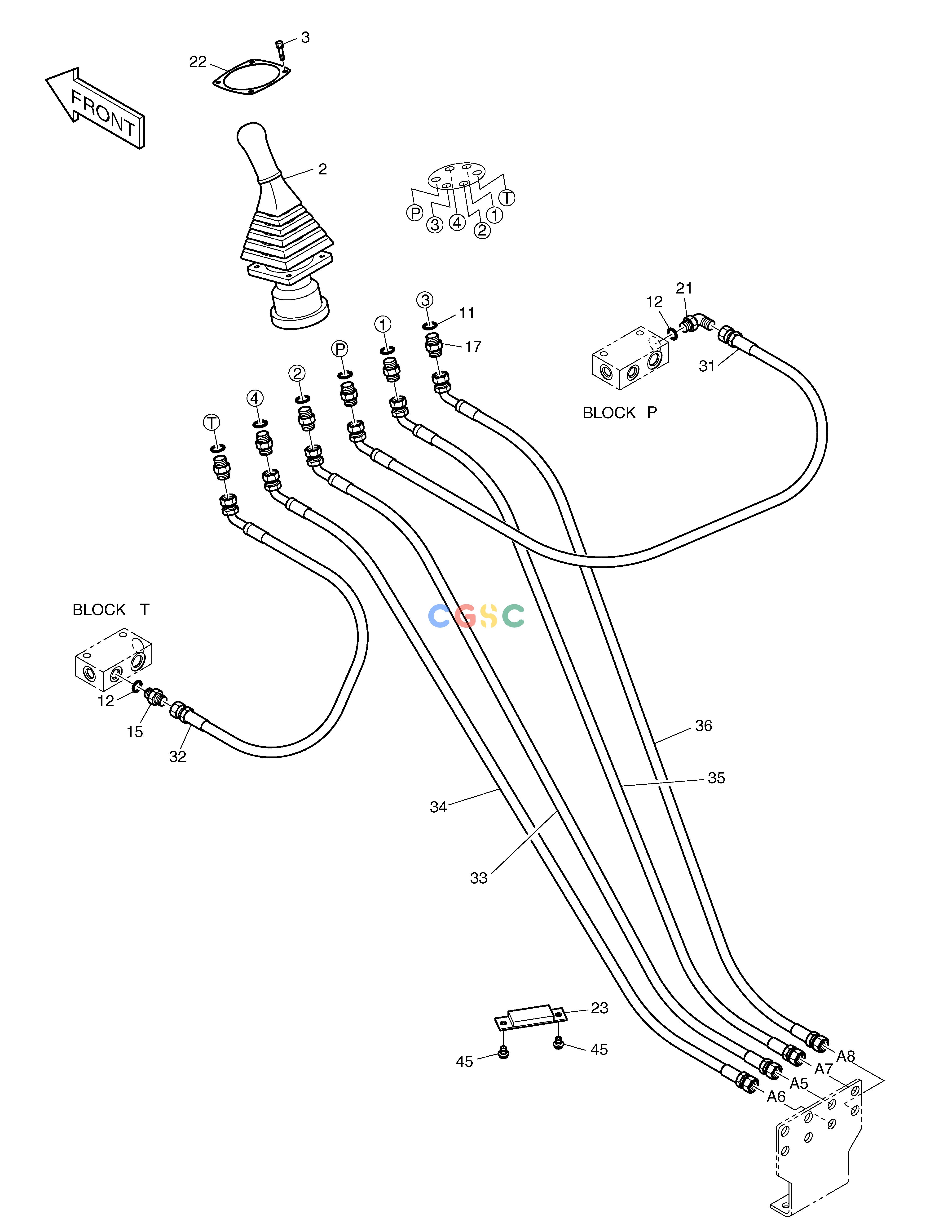 斗山零件查询PILOT PIPING(7) SOLAR 340LC-7 Doosan parts catalog online