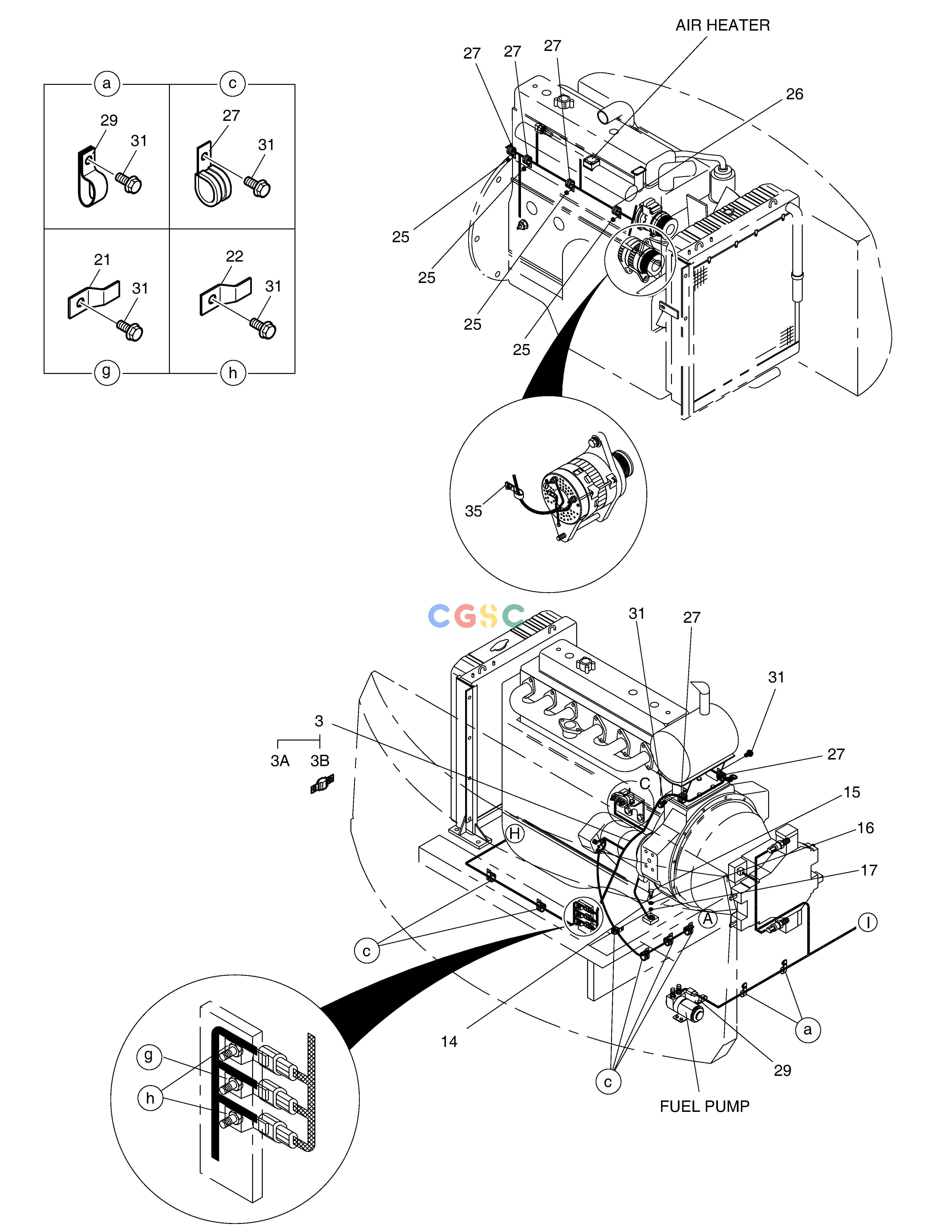 斗山零件查询ELECTRIC WIRING(2)-ENGINE SOLAR 340LC-7 Doosan parts catalog online