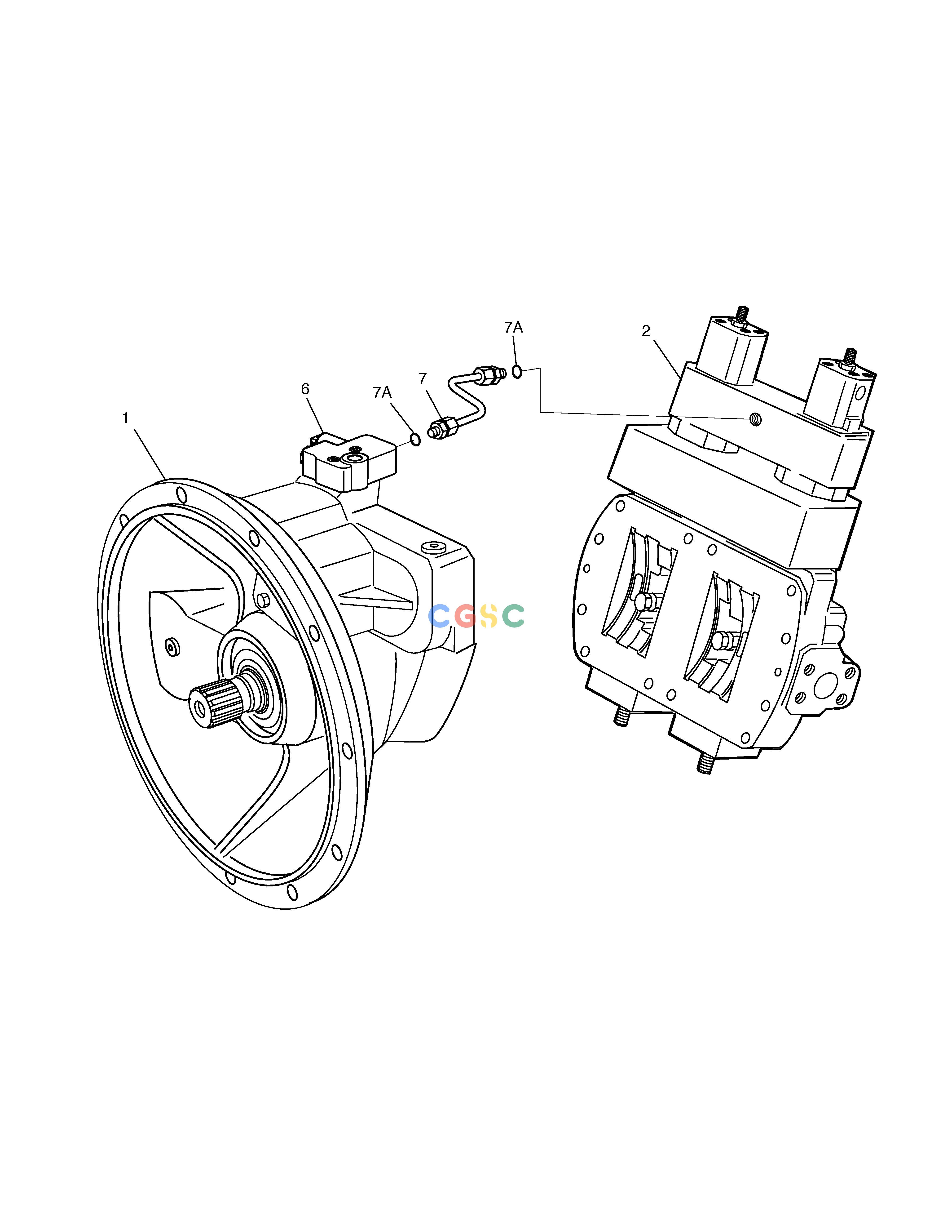 斗山零件查询MAIN PUMP SOLAR 340LC-7 Doosan parts catalog online