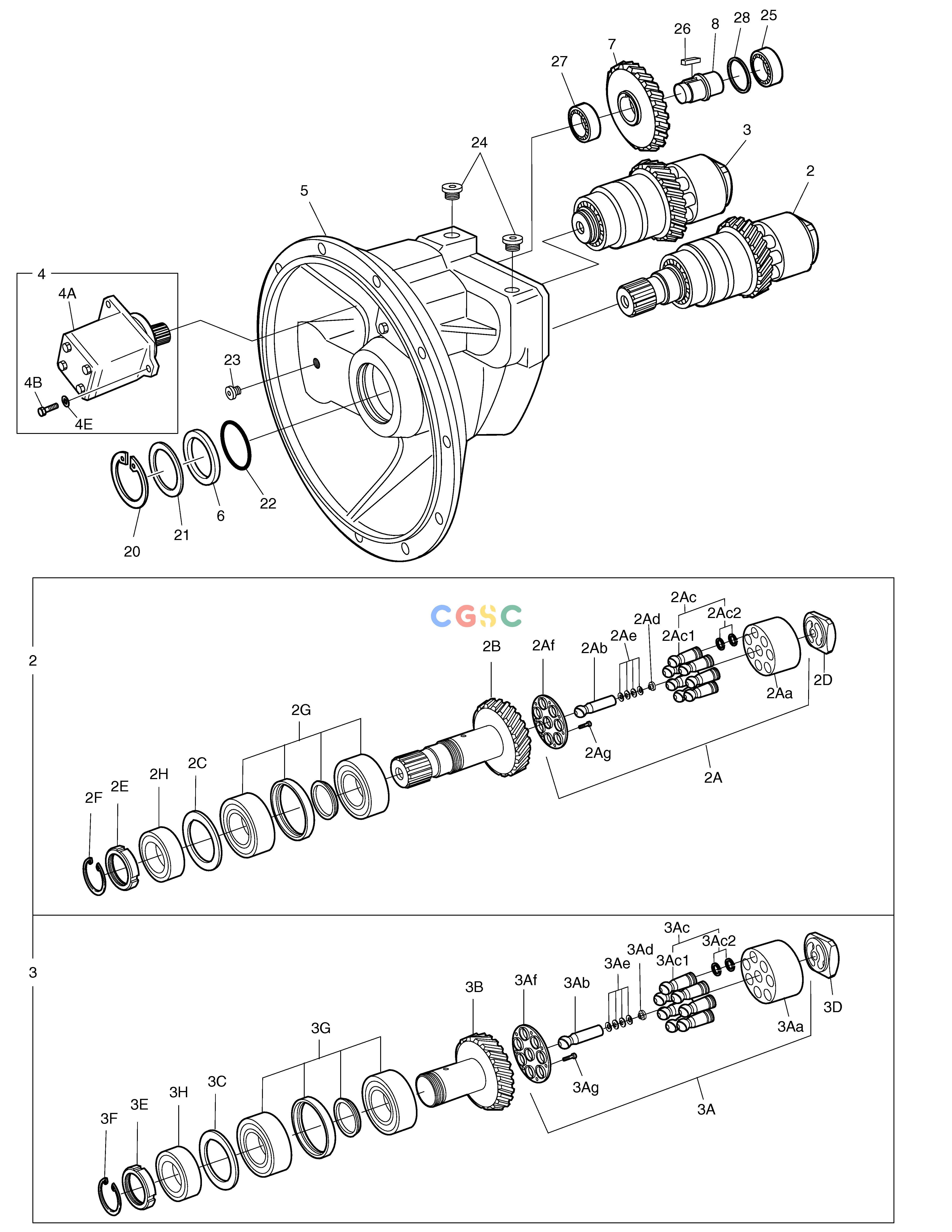 斗山零件查询MAIN PUMP-PUMP SOLAR 340LC-7 Doosan parts catalog online
