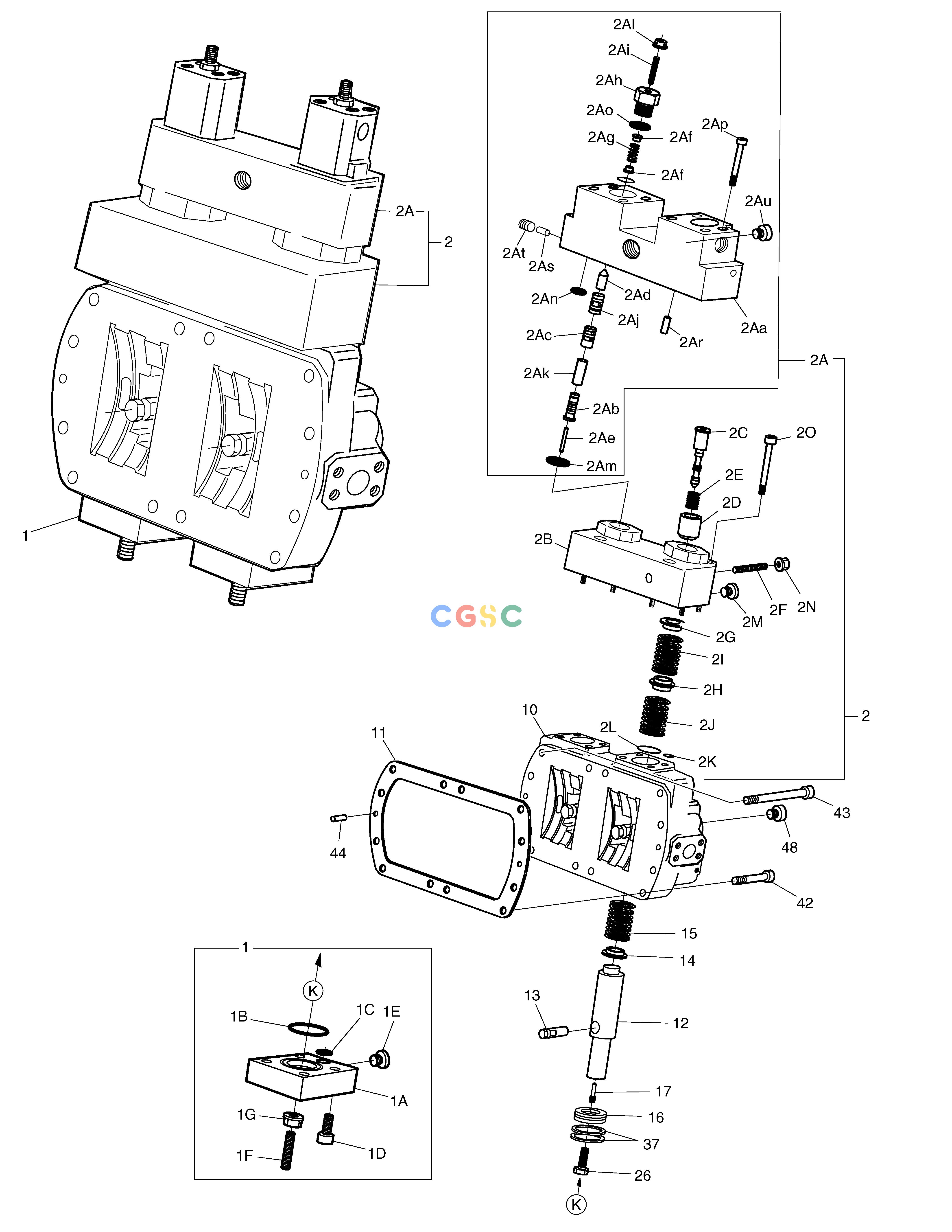 斗山零件查询MAIN PUMP-CONTROL SOLAR 340LC-7 Doosan parts catalog online