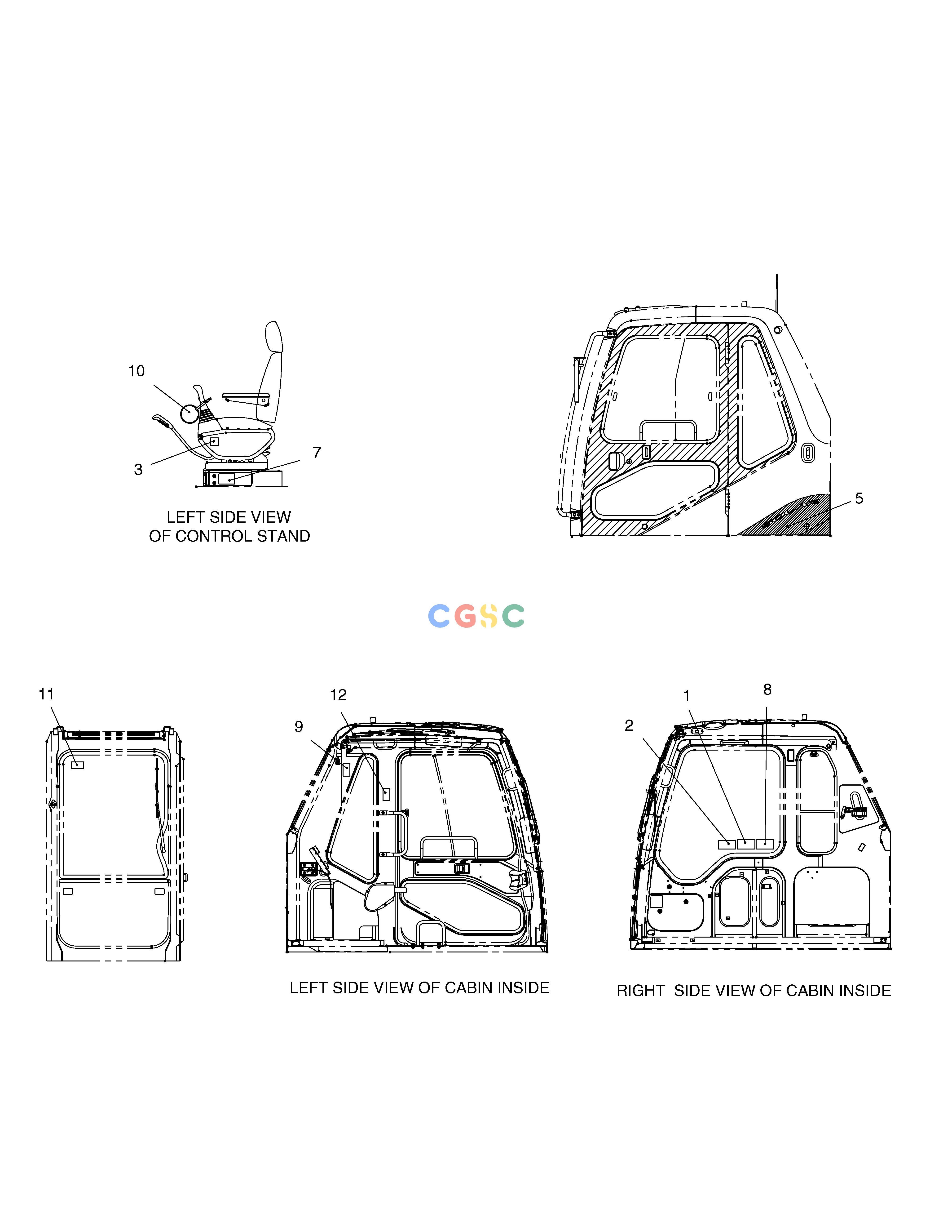 斗山零件查询CABIN NAME PLATE SOLAR 340LC-7 Doosan parts catalog online