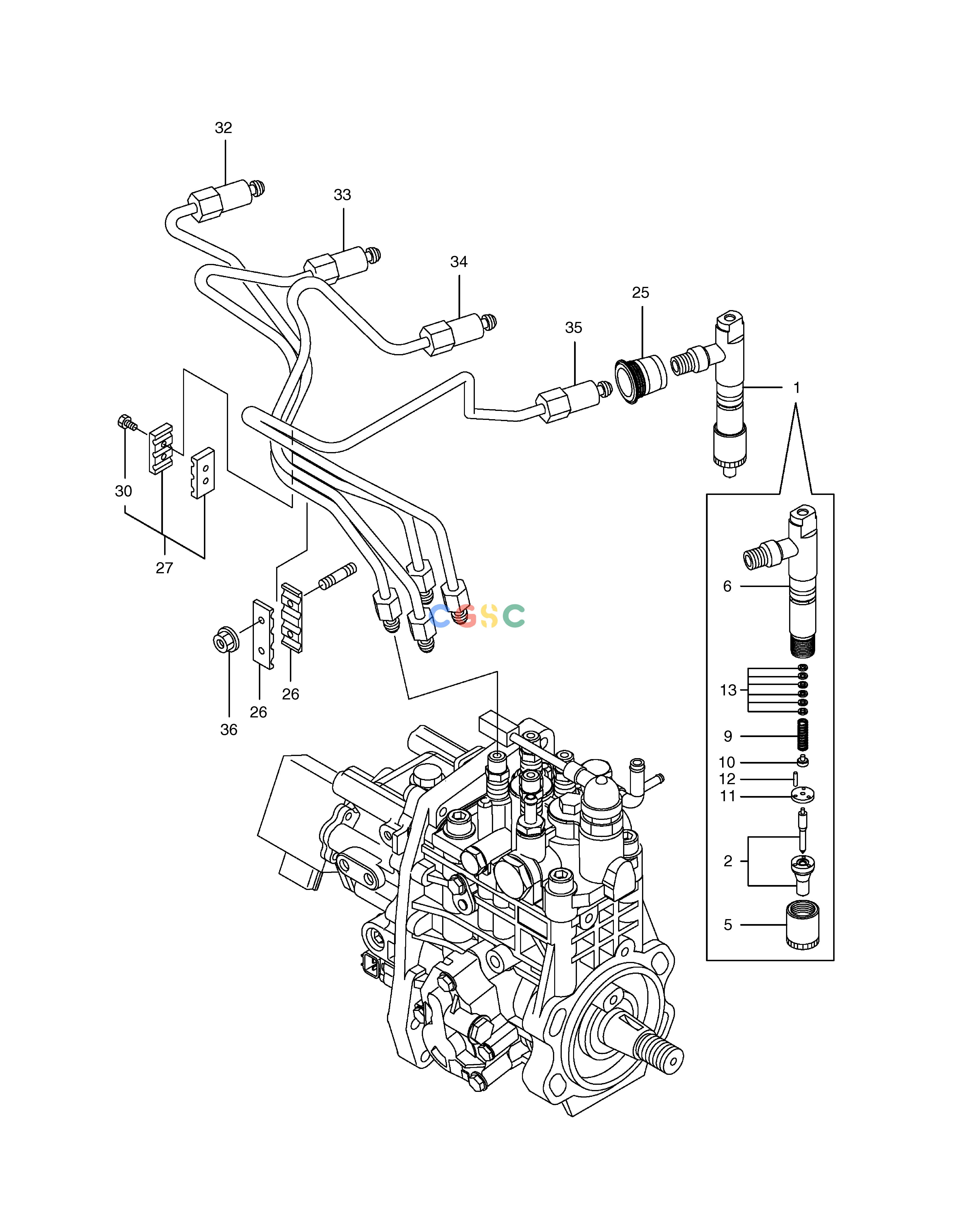 斗山零件查询INJECTION PIPE 450 PLUS_TIER-3 Doosan parts catalog online