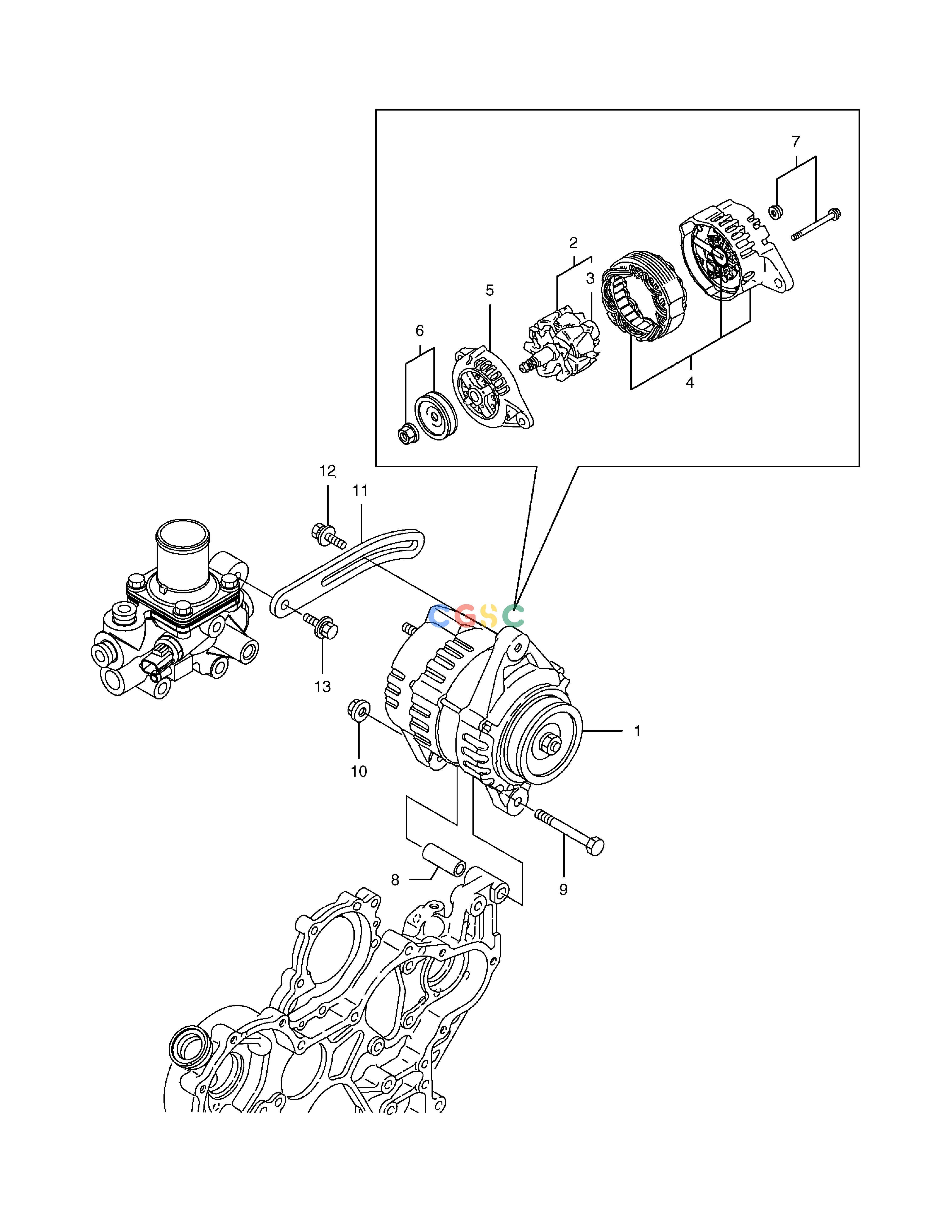 斗山零件查询GENERATOR 450 PLUS_TIER-3 Doosan parts catalog online