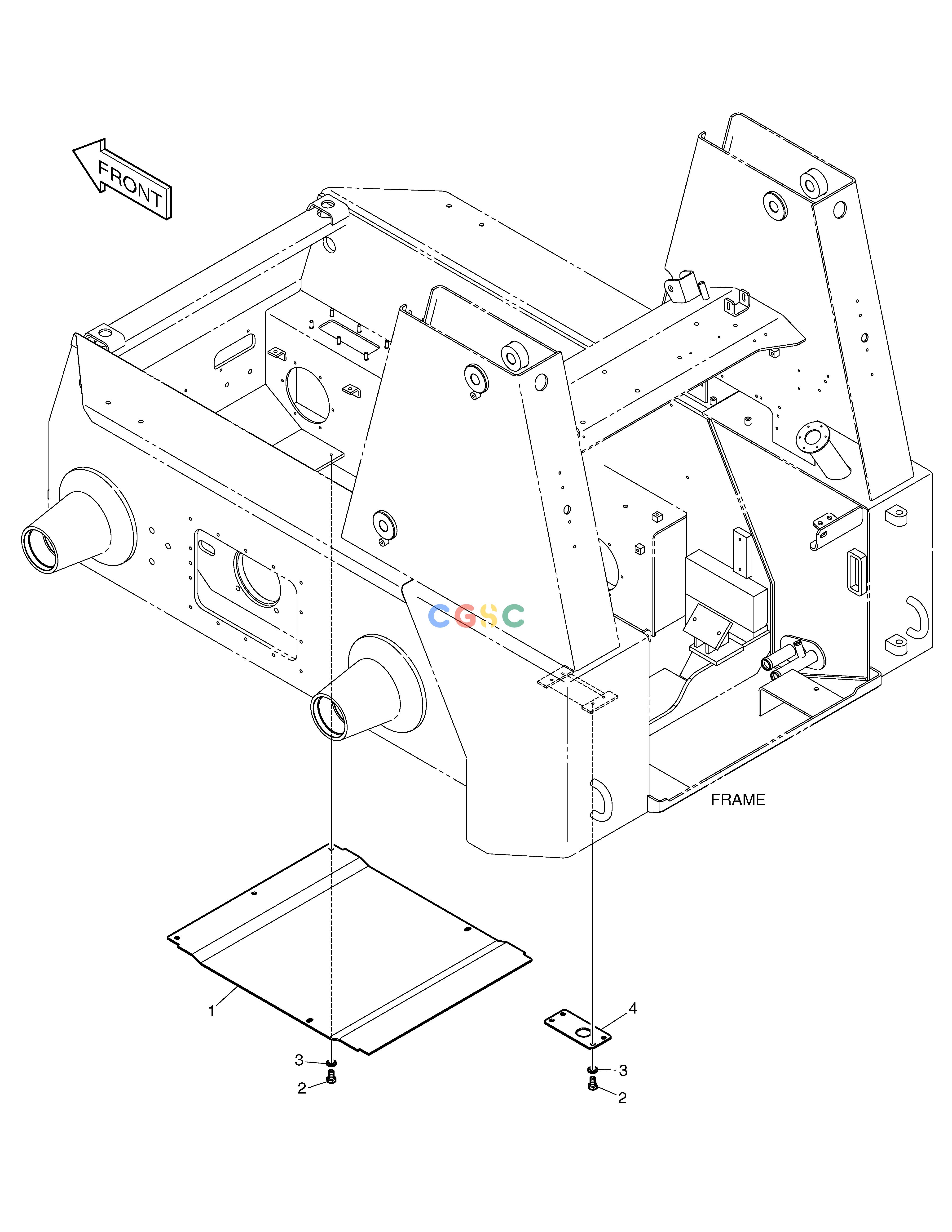 斗山零件查询BOTTOM PLATE 450 PLUS_TIER-3 Doosan parts catalog online