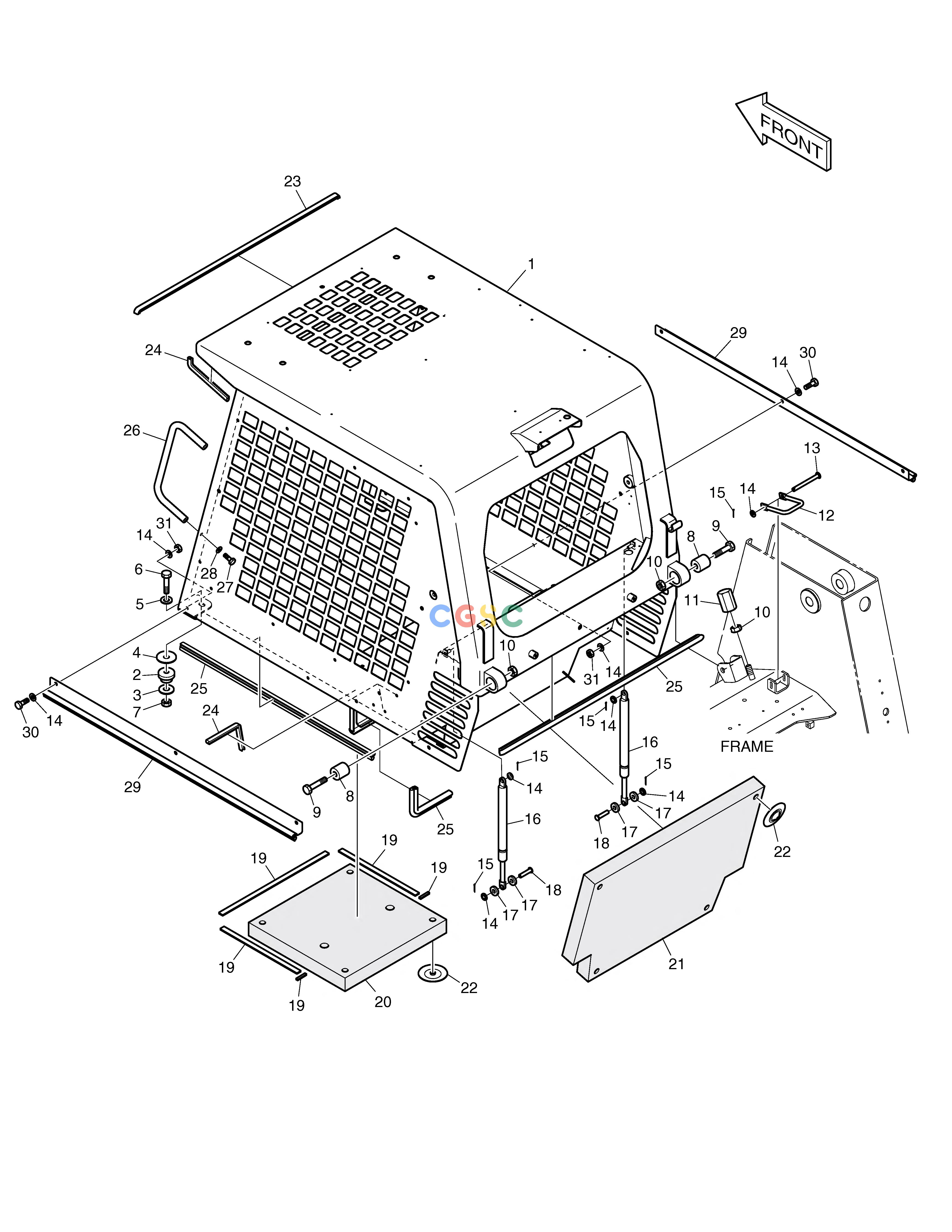 斗山零件查询CANOPY 450 PLUS_TIER-3 Doosan parts catalog online