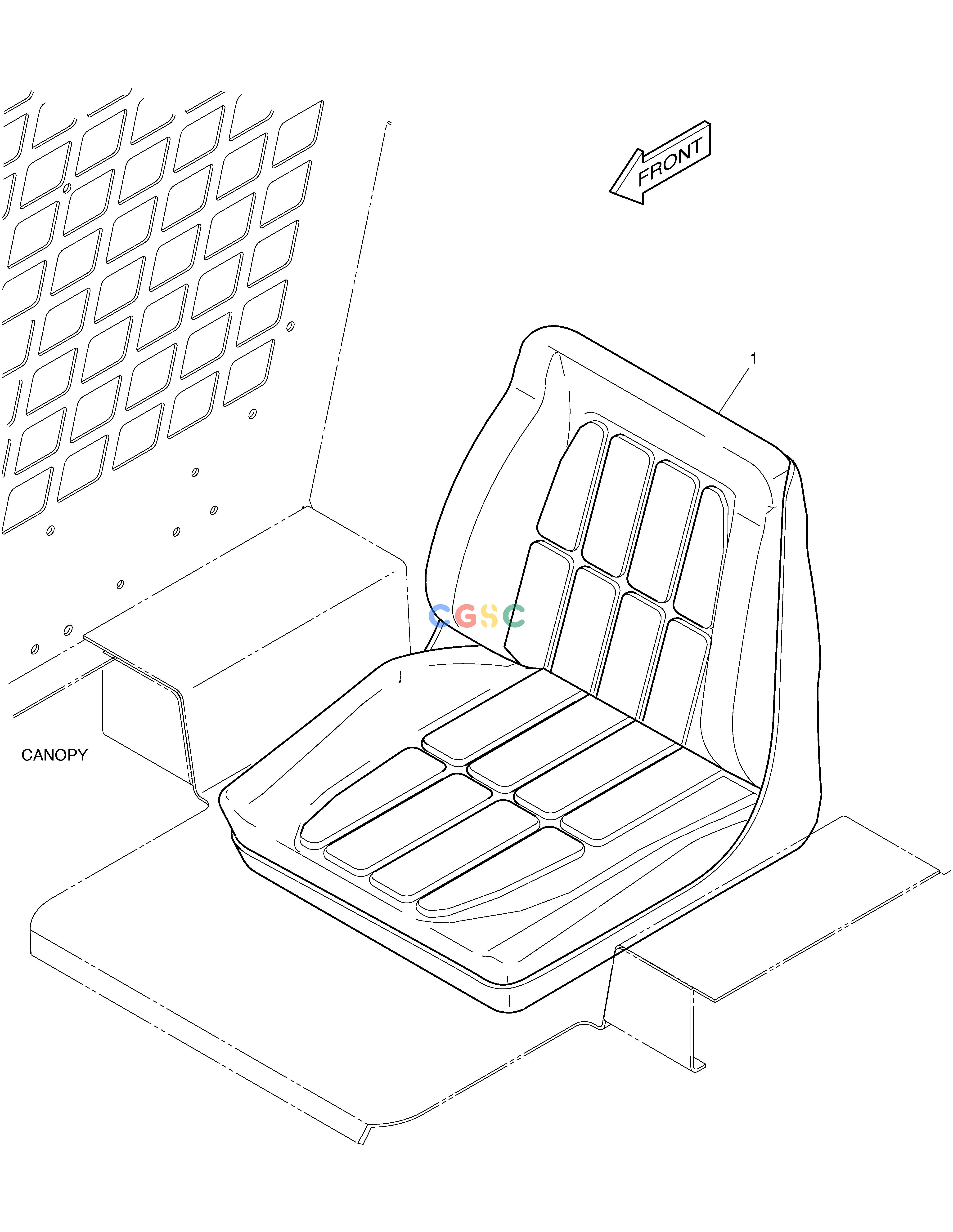 斗山零件查询SEAT MOUNTING 450 PLUS_TIER-3 Doosan parts catalog online