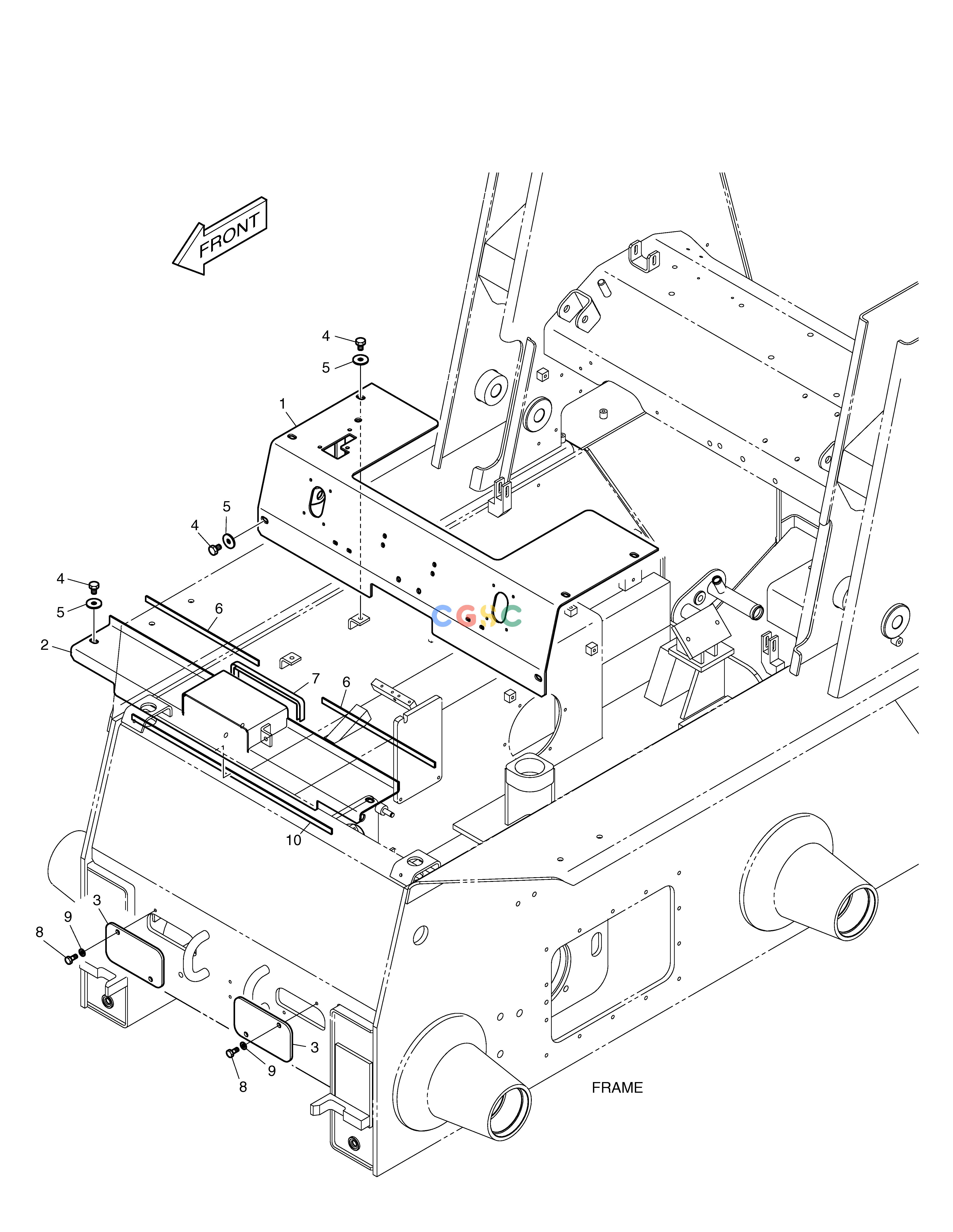 斗山零件查询FLOOR PLATE 450 PLUS_TIER-3 Doosan parts catalog online