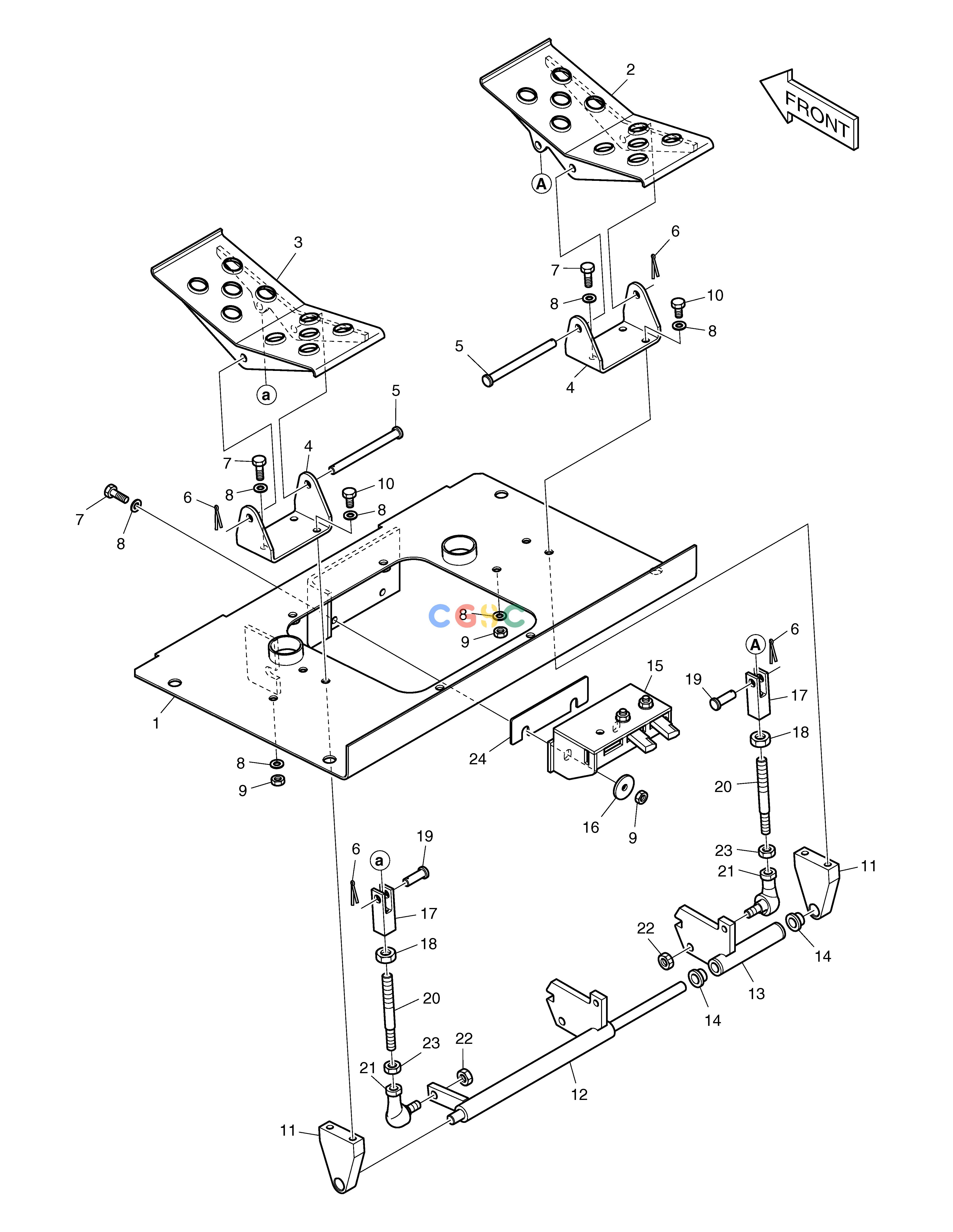 斗山零件查询PEDAL ASS'Y 450 PLUS_TIER-3 Doosan parts catalog online